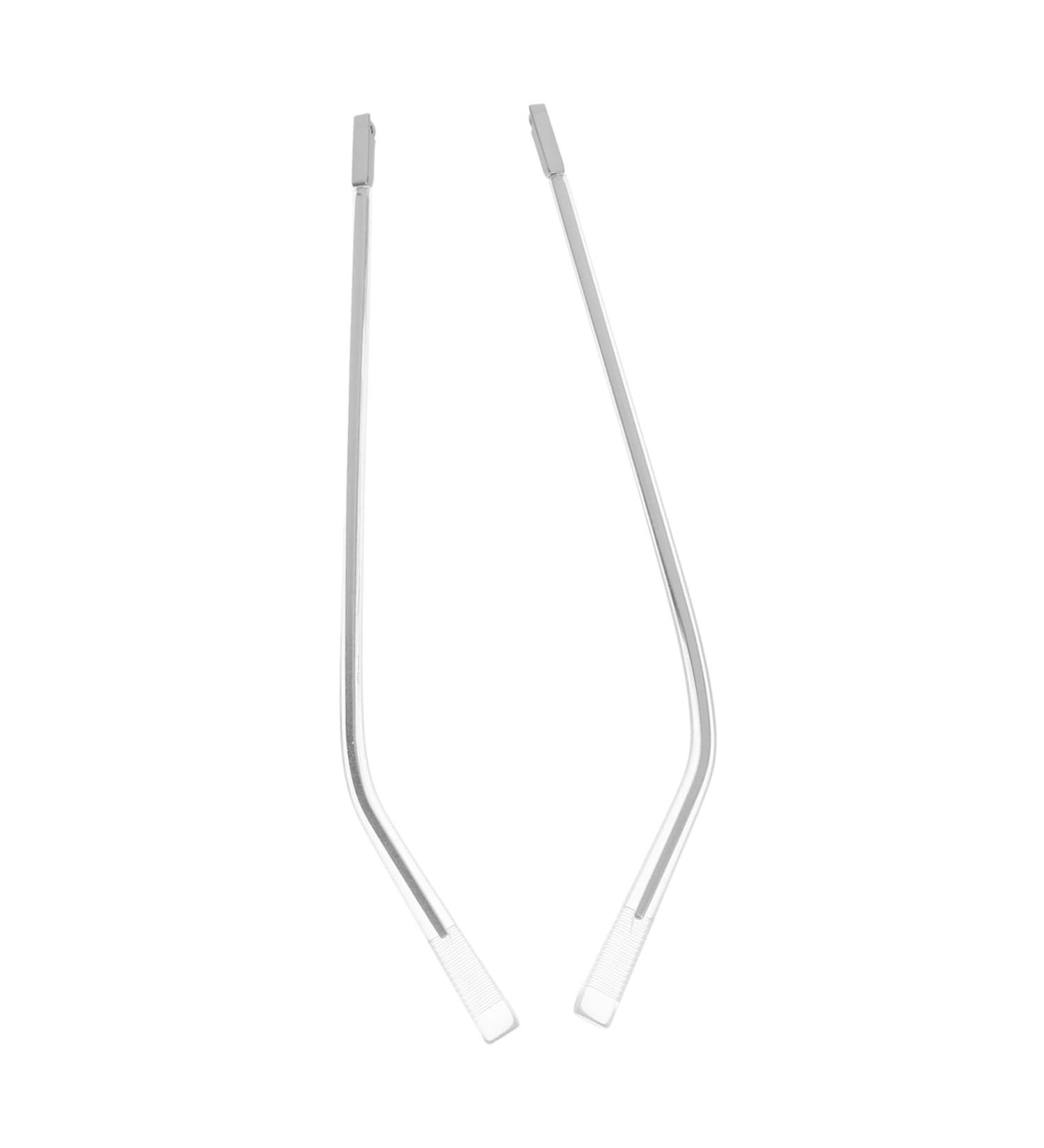 Universal Glasses Replacement Bars - Housoutil Spare Sunglasses Arms | Halloween Night Light Accessories | Durable Metal Frame - 12.5x0.5x0.3cm Silver - Buy Online on GoSupps.com