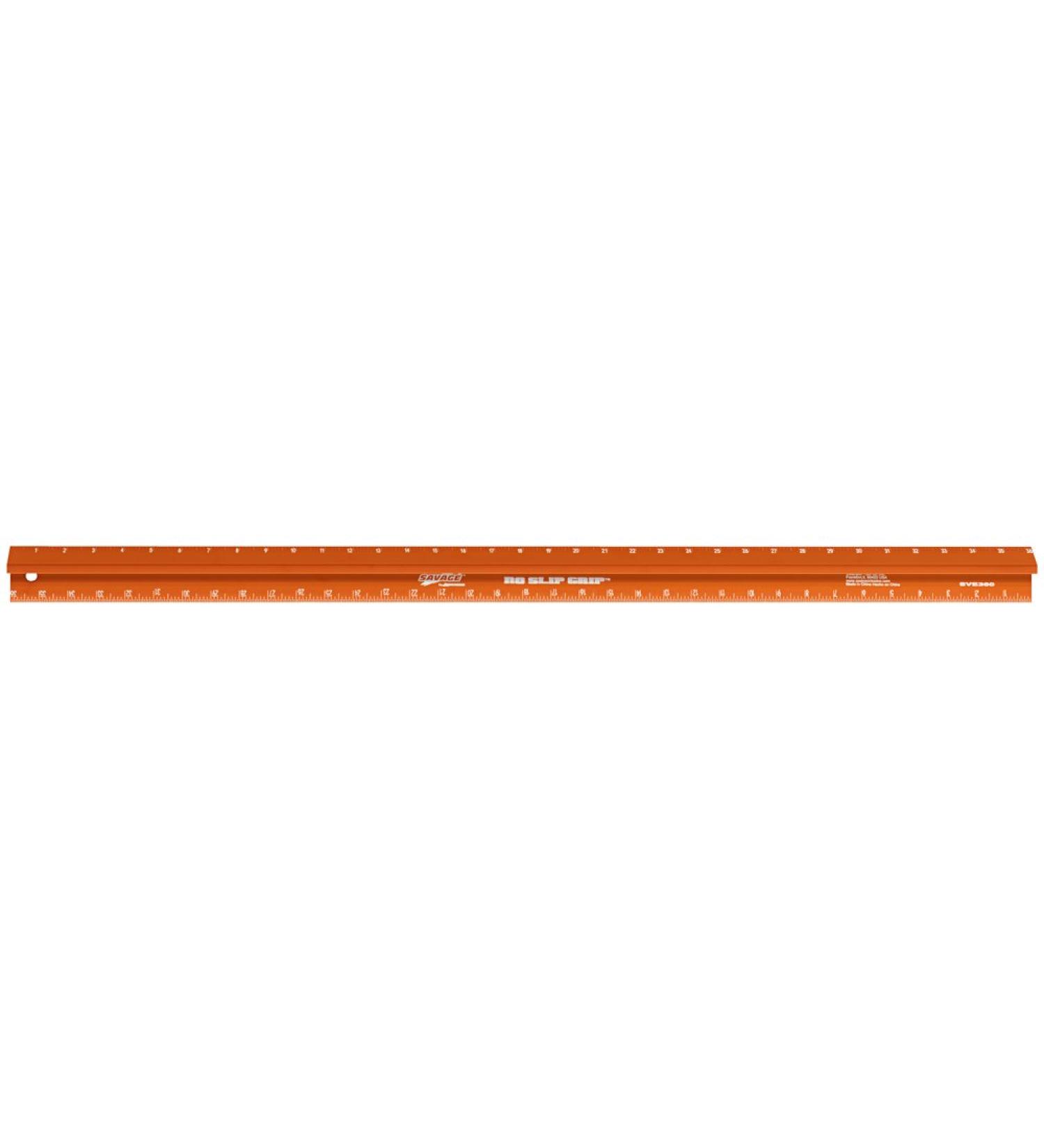Swanson SVE360 36-Inch Savage Straight Edge with Non-Marring Anodised & Laser-Etched Scale - Buy Online on GoSupps.com