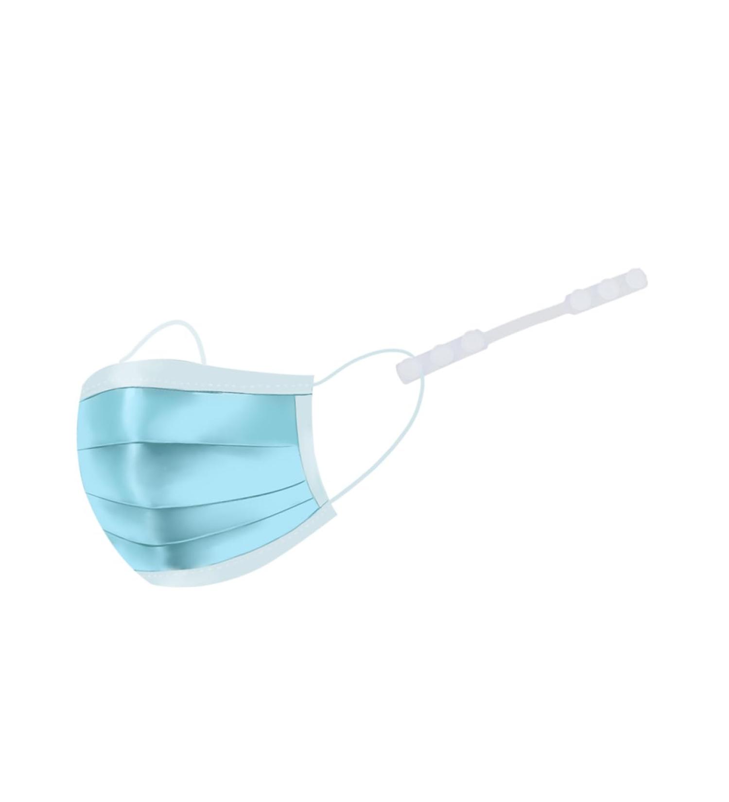 Solustre 8st Hearing Protection Hook | Anti-Slip Ear Handle & Strap Extender | Face Protection Ear Belt Hook - White - Buy Online on GoSupps.com