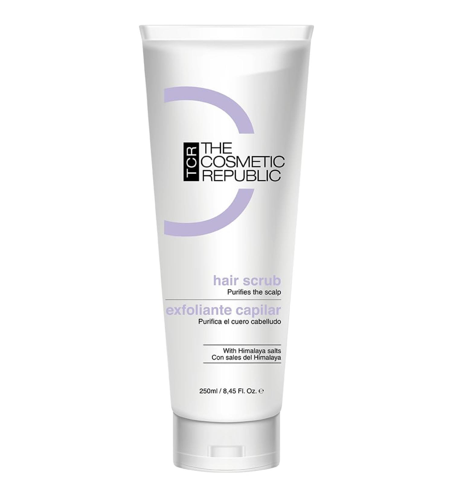  THECOSMETICREPUBLIC The Cosmetic Republic Scalp Exfoliator & Purifier Deep Cleanses & Removes Dead Scalp Cells Pre-Shampoo Contains Himalayan Salts (250ml) - Buy Online on GoSupps.com