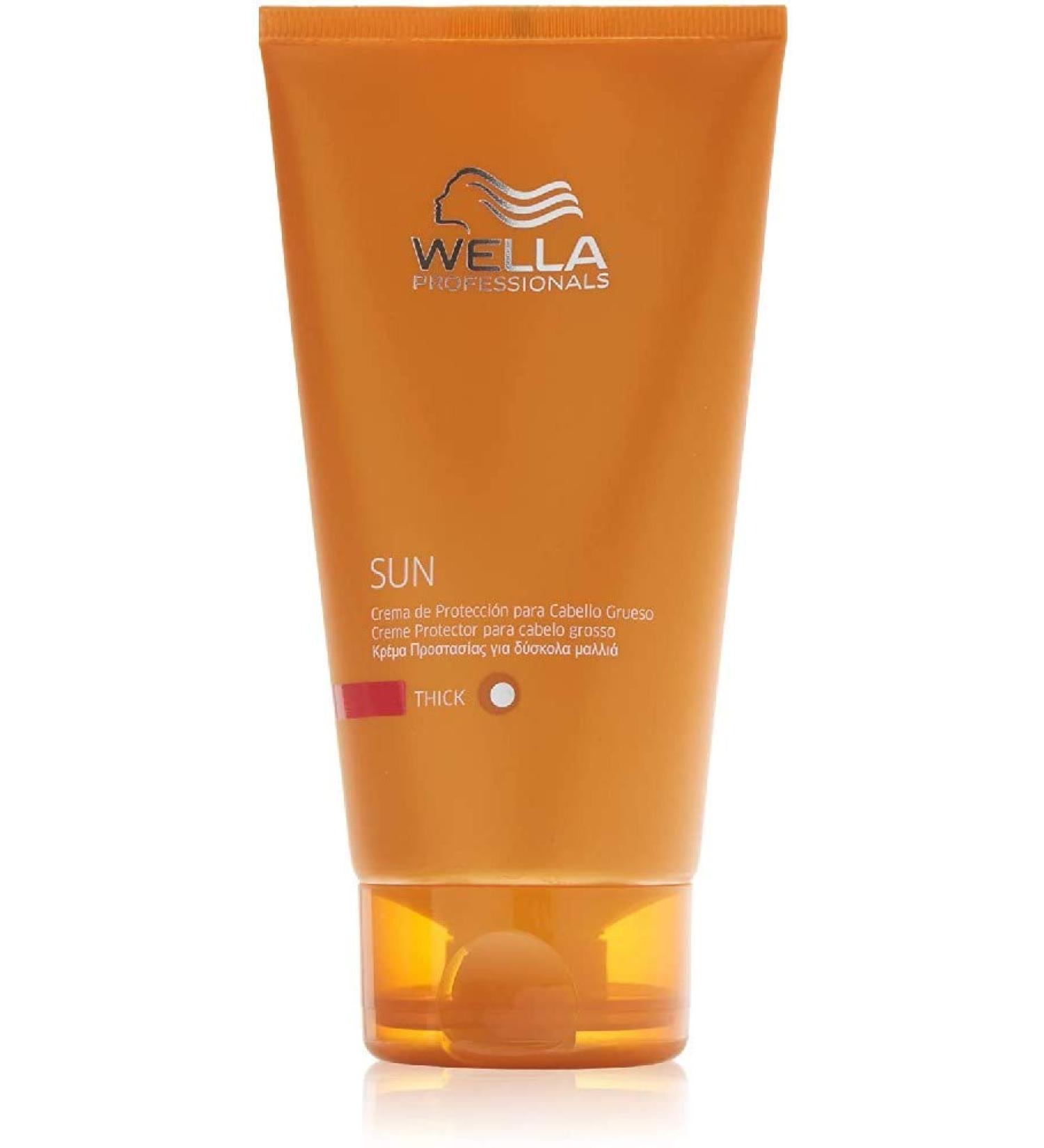 WELLA Hair Cream Sun Thick 150 ml - UV Protection & Nourishment for Healthy Hair | International Shipping Available - Buy Online on GoSupps.com