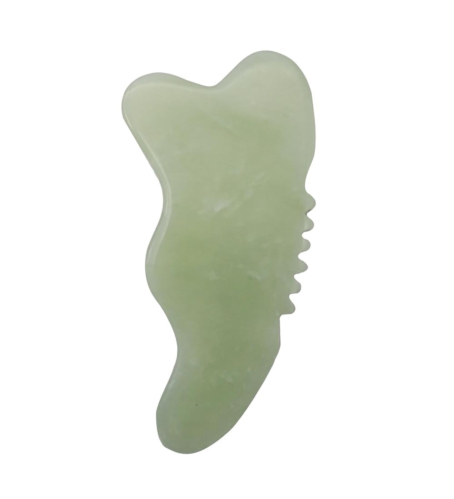 Buy Gua Sha Tool - Jade Stone Guasha Board for Face Neck & Eye Massage | International Shipping Available - Buy Online on GoSupps.com