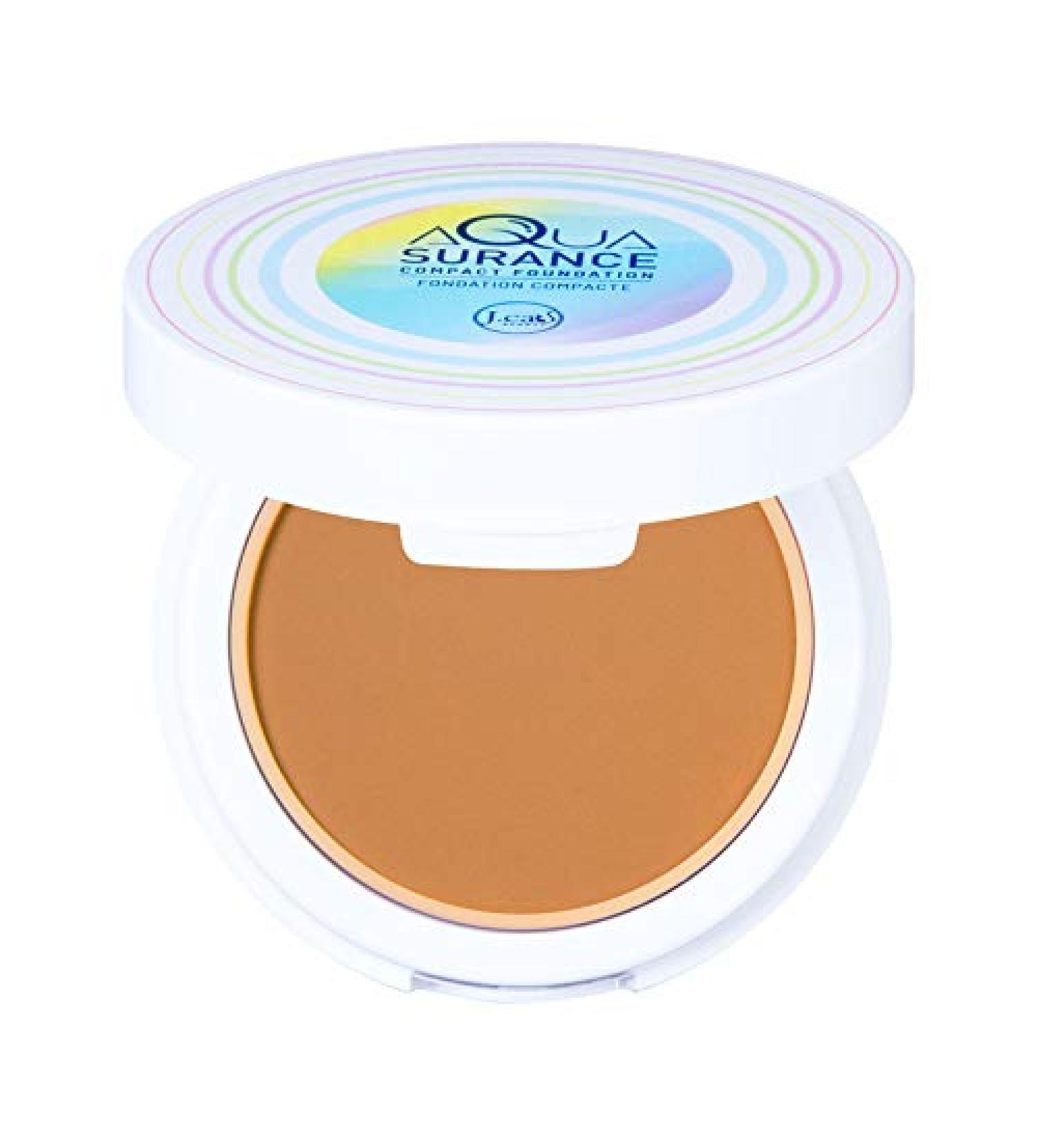J.CAT BEAUTY Aquasurance Compact Foundation in Golden Beige - Long-lasting Coverage - Buy Online on GoSupps.com