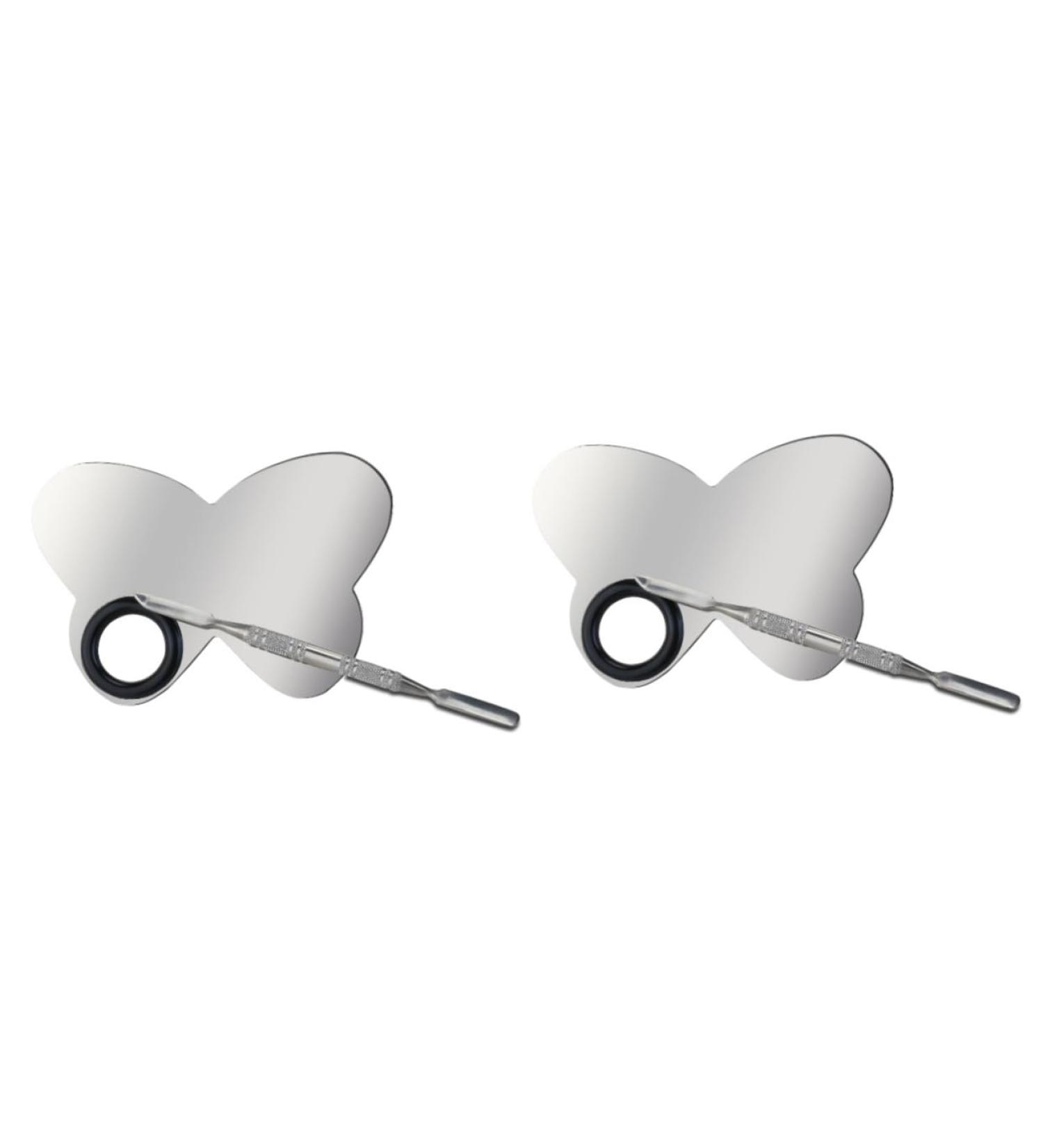 Balacoo 2pcs Nail Art Mixing Plate & Spatula Perfect Tool for Nail Polish Mixing & Makeup | International Shipping Available - Buy Online on GoSupps.com