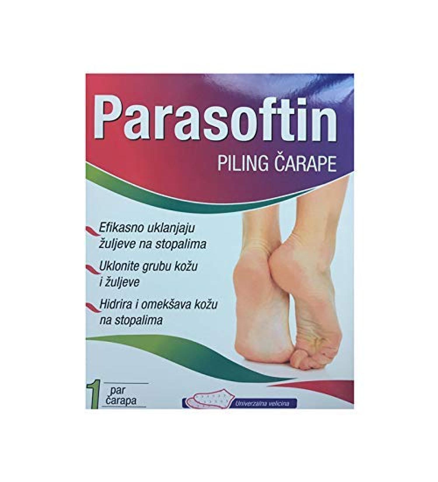Parasoftin Exfoliating Socks Total Callus Removal Soft Feet