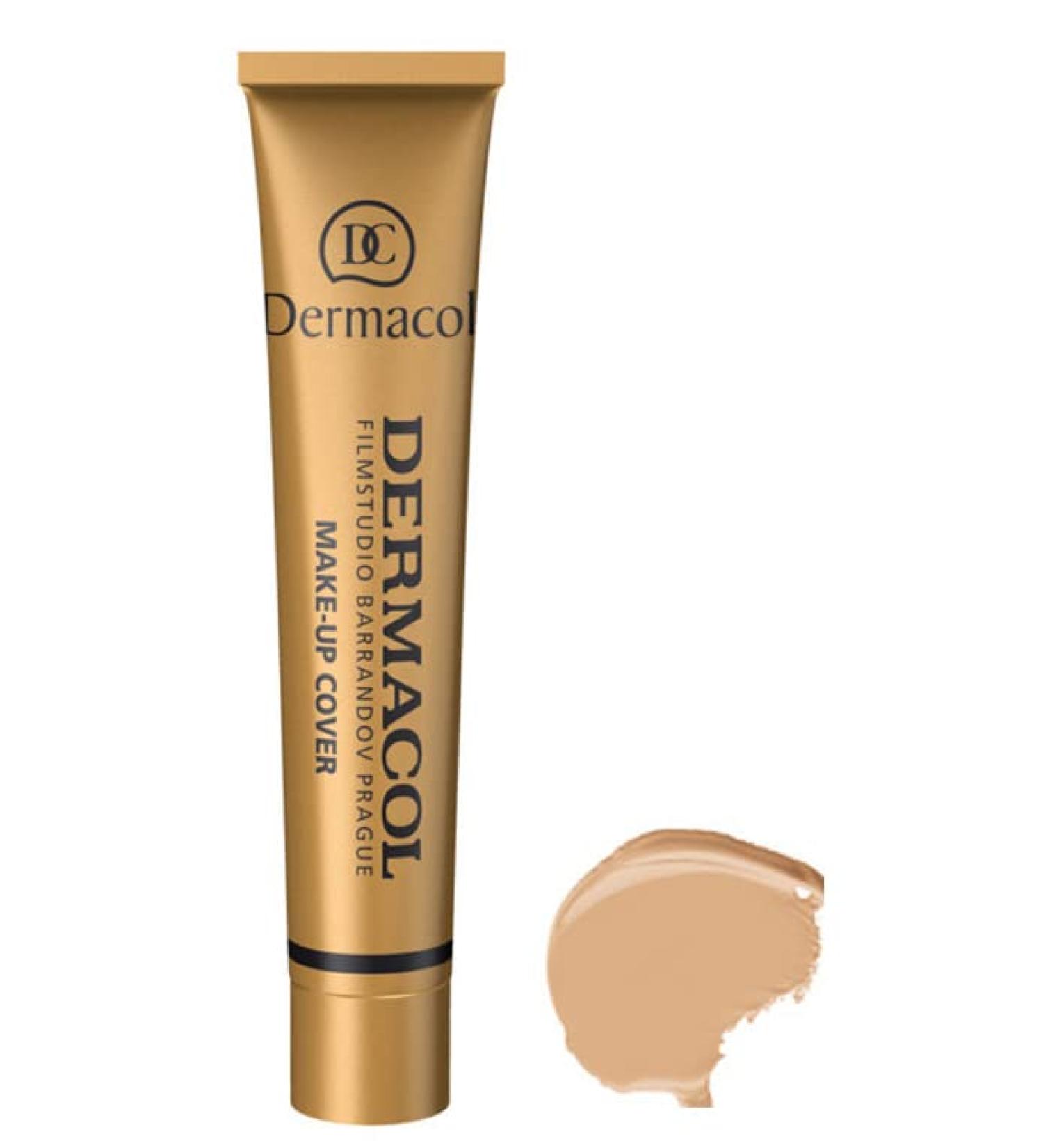 Dermacol Make-Up Cover Nr 218 - Waterproof Hypoallergenic Formula for All Skin Types - Buy Online on GoSupps.com