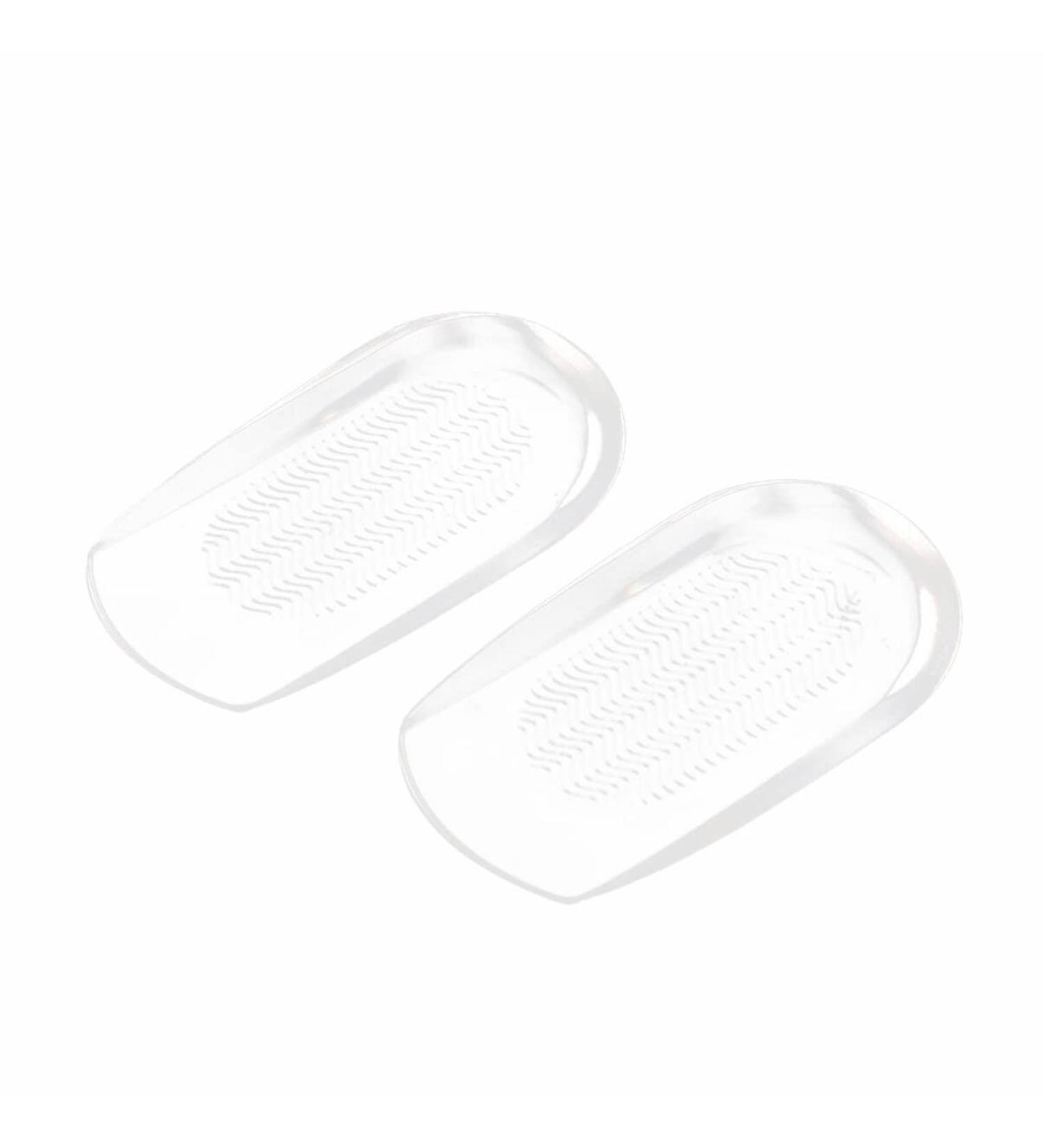 PLAFOPE Anti-Slip Heel Protectors Half Insoles - Transparent Gel Cups for Foot Care in High Heels - Buy Online on GoSupps.com