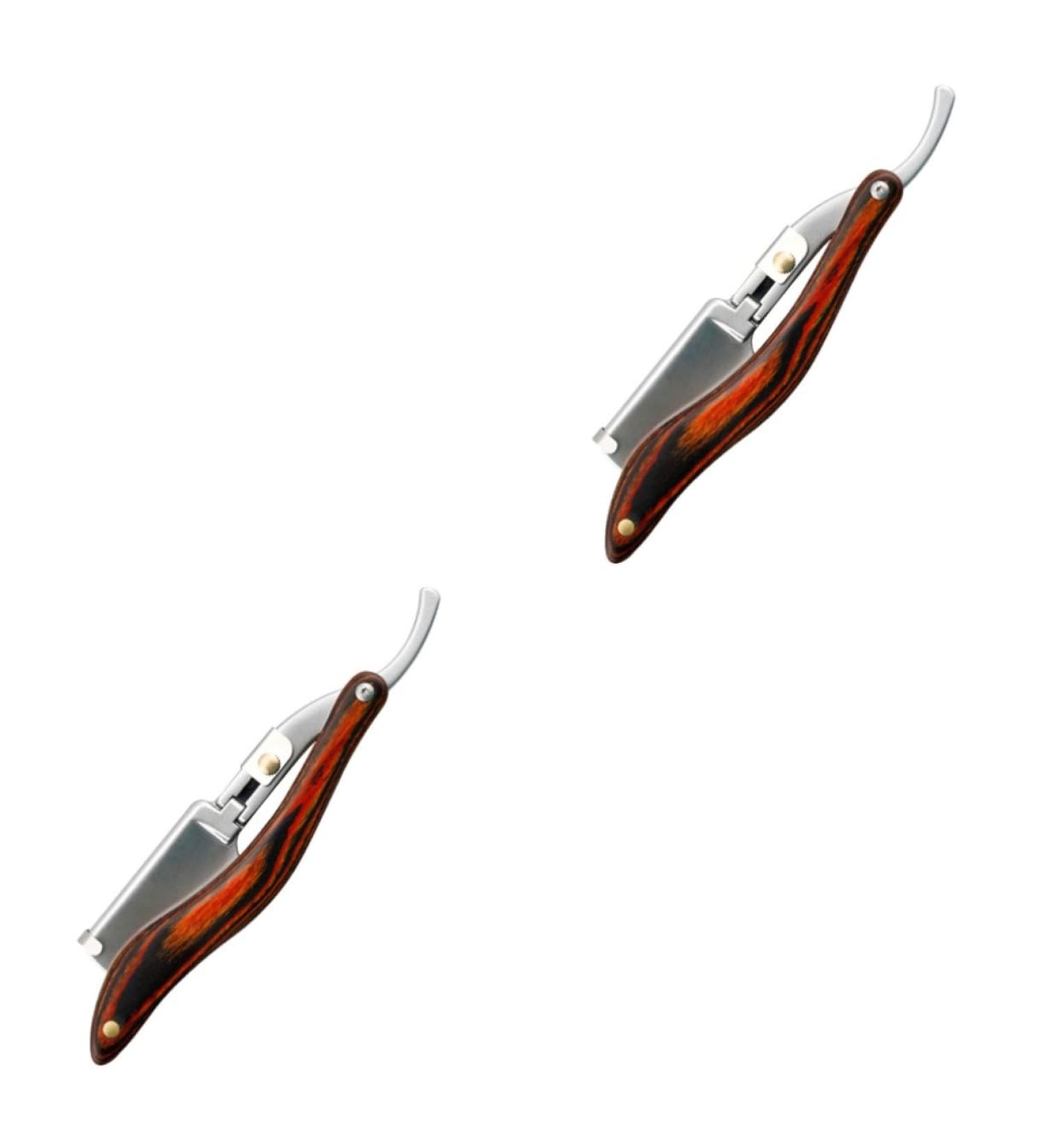 Beaupretty Men's Folding Razor Set - Classic Shaving Tools Perfect Gift for Father's Day - 2 Pack 16x3.5cm - Buy Online on GoSupps.com