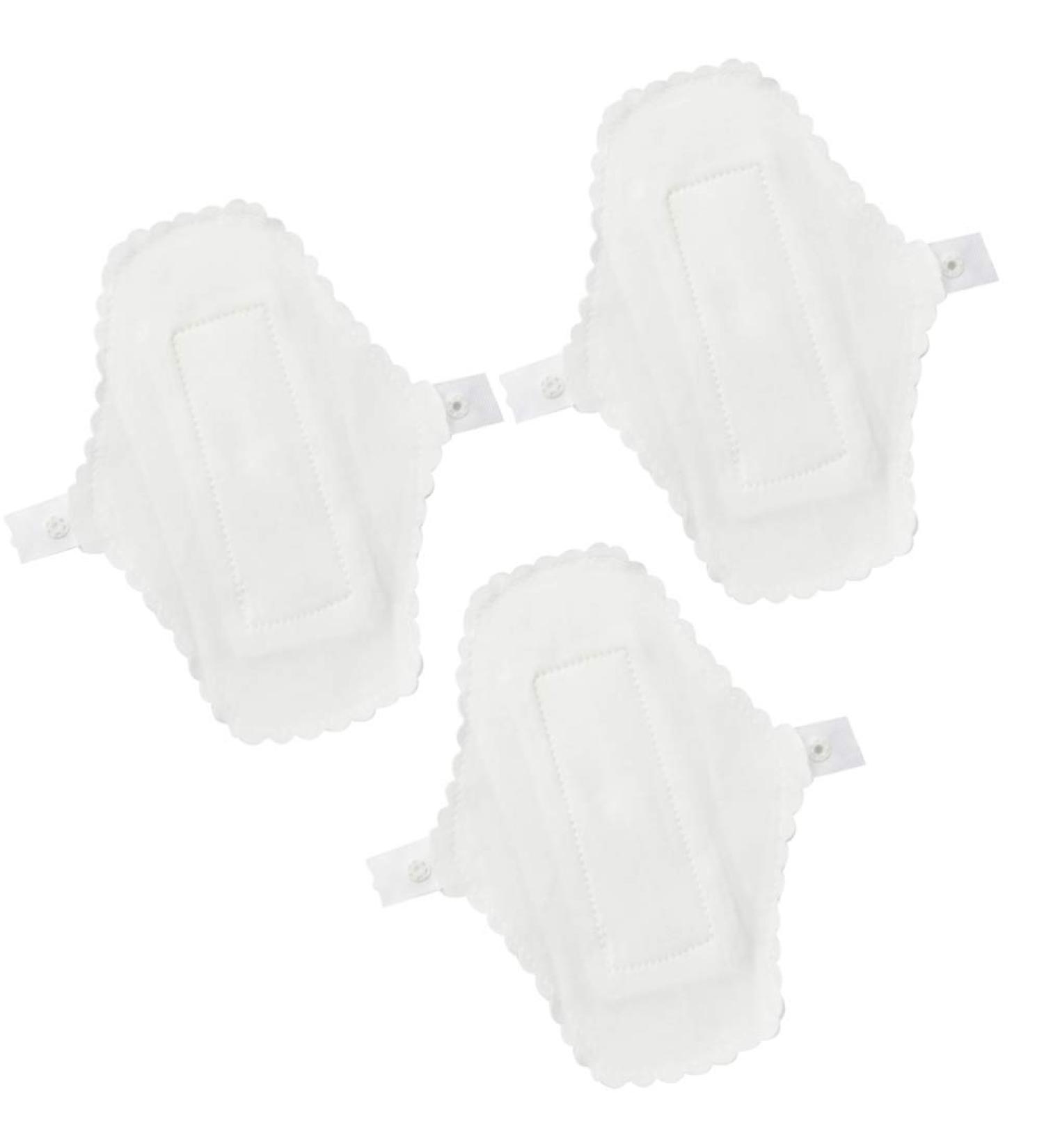 3pcs Reusable Cloth Menstrual Pads - Washable Sanitary Napkins for Women - Buy Online on GoSupps.com