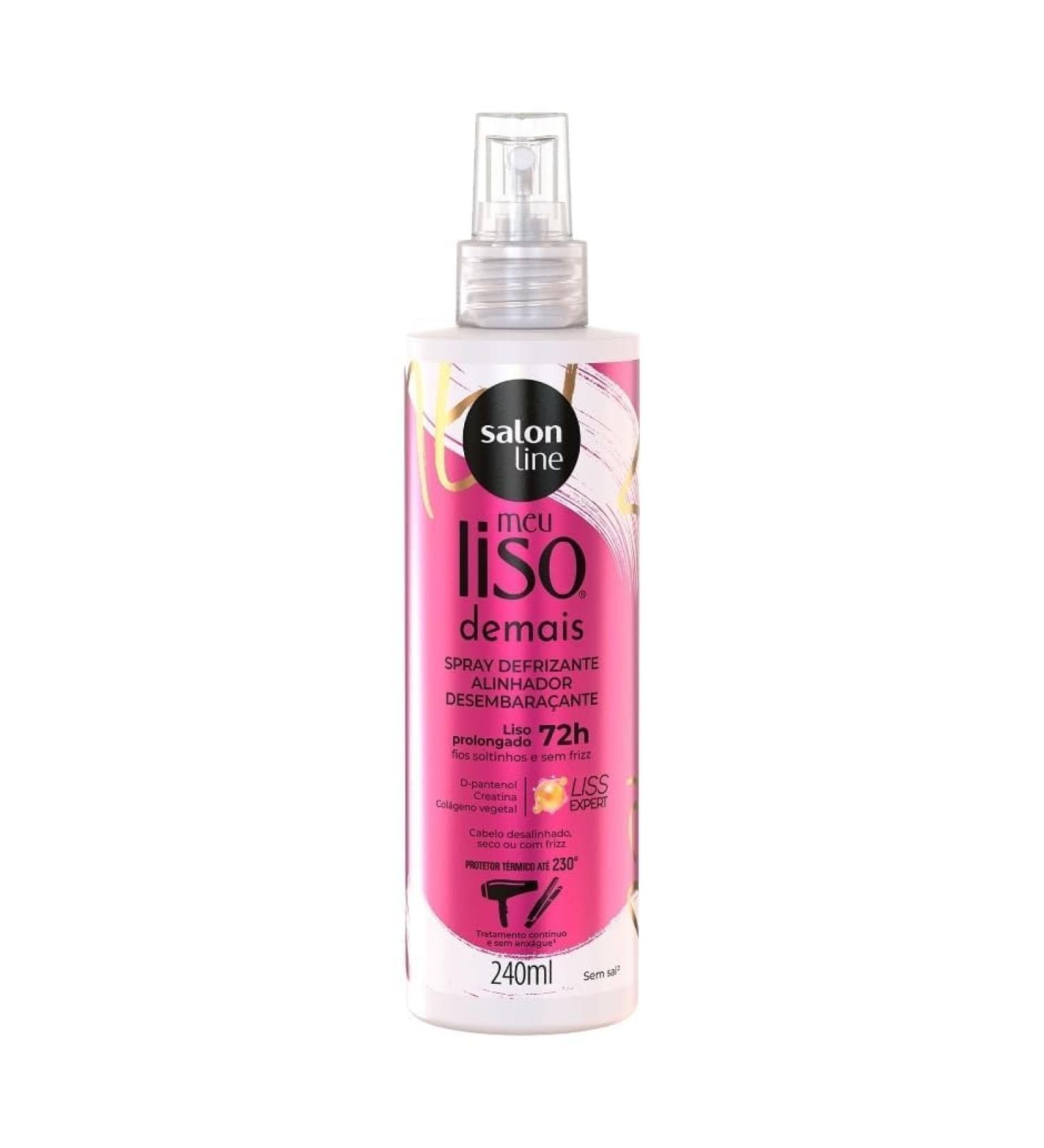 Salon Line - Linha Meu Liso (Demais) - Spray Protetor Termico 240 Ml - (My Straight (Supreme) - Thermal Protective Spray 8.11 Fl Oz)