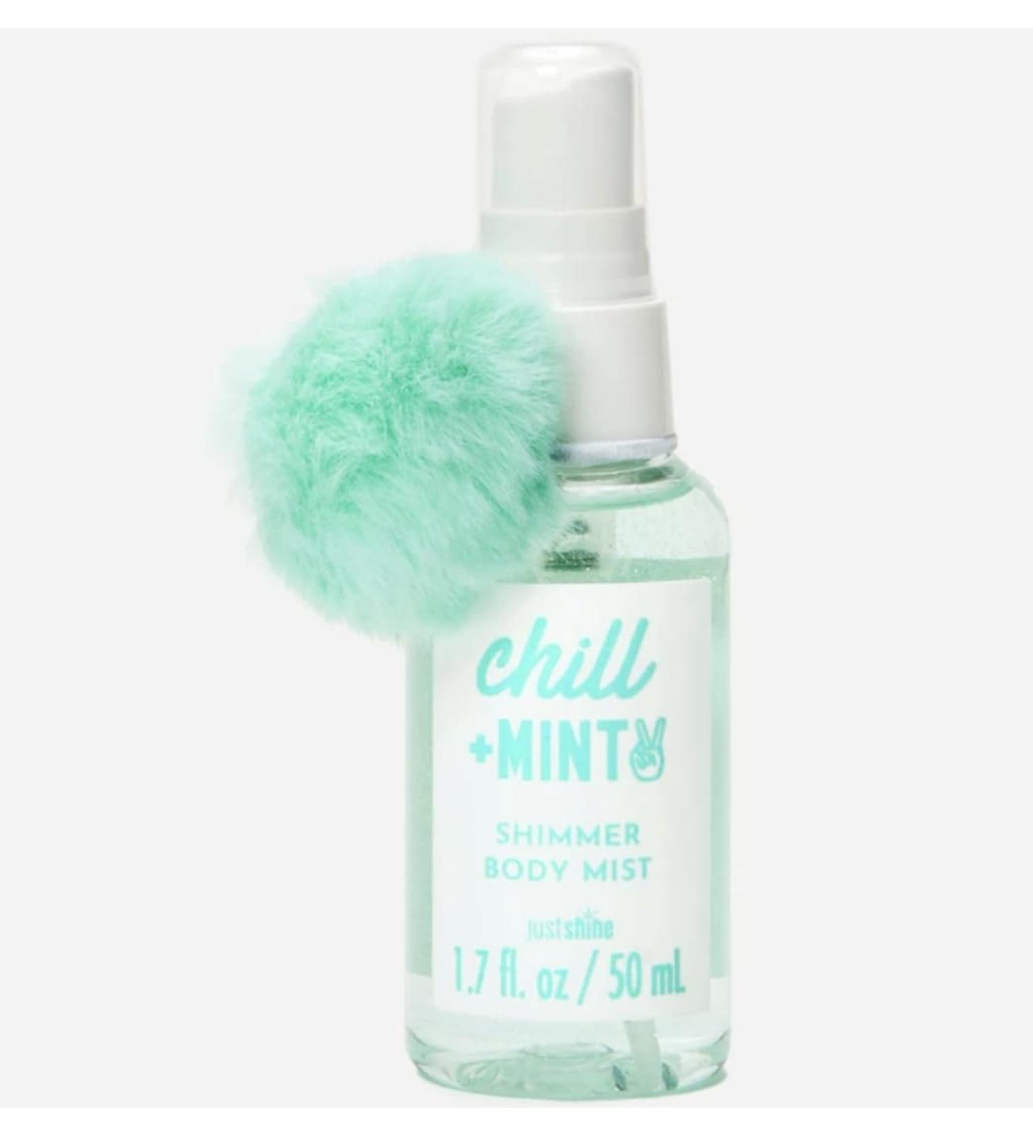 Chill Mint Shimmer Body Mist 1.7 fl oz Justice Just Shine (Chill Mint)