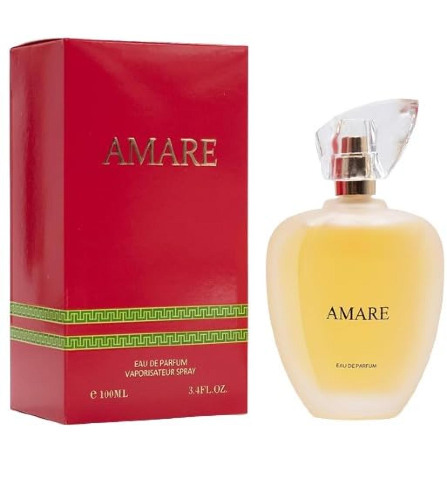 AMARE EAU DE PARFUM POUR FEMME 3.4 FL. OZ Floral fragrance for women. - Buy Online on GoSupps.com