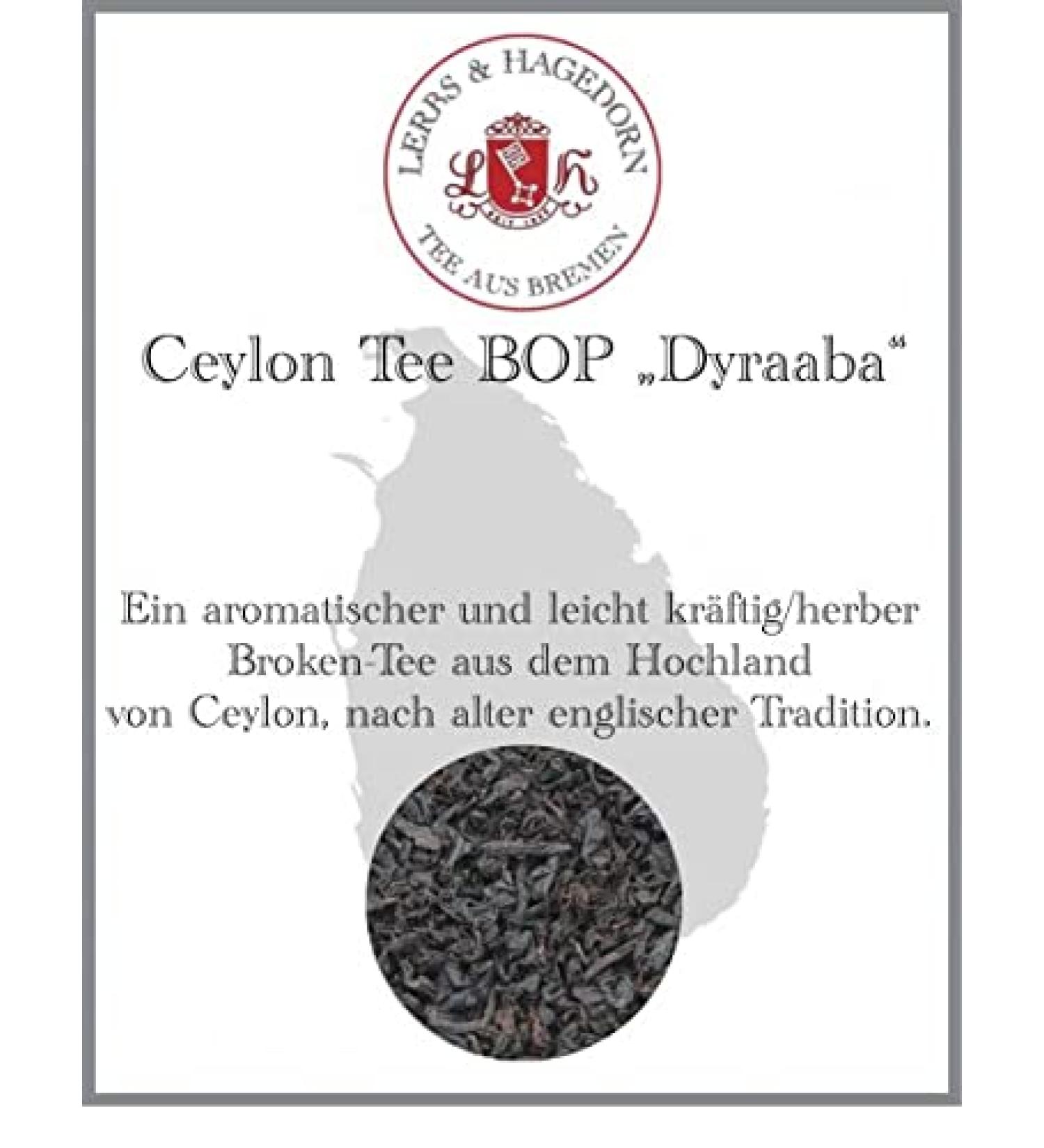  Lerbs & Hagedorn Ceylon Dyraaba Th 250 g - Buy Online on GoSupps.com