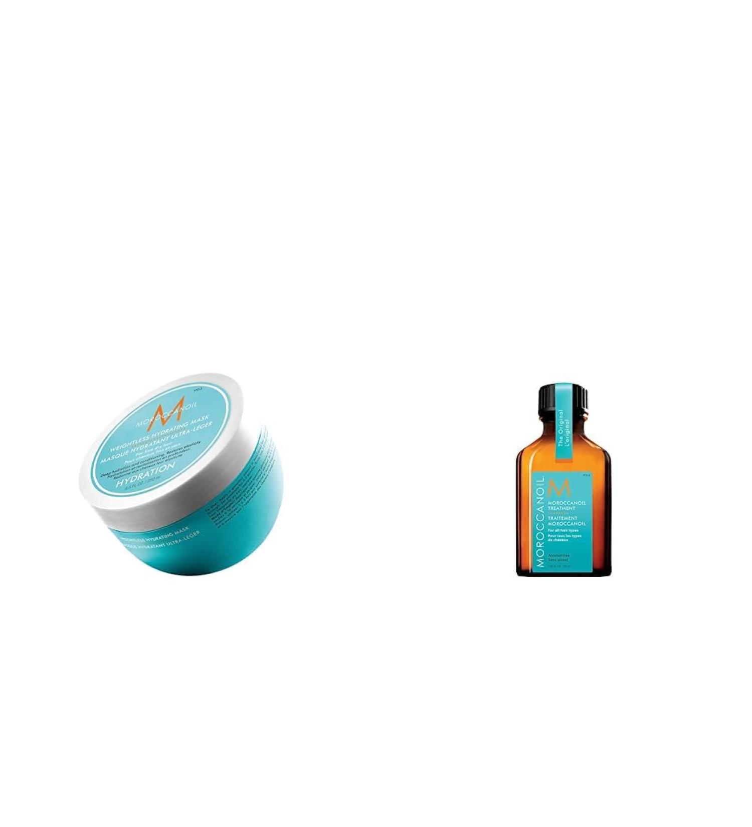 Moroccanoil Leichte Feuchtigkeitsmaske Bundle 25ml & 250ml | Internationale Lieferung - Buy Online on GoSupps.com