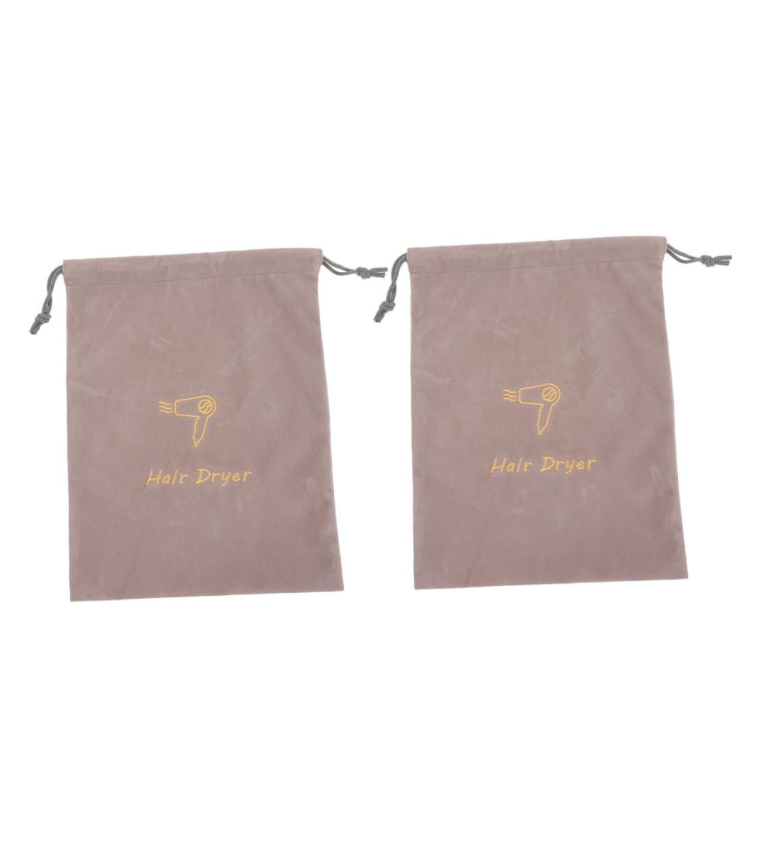 MUSISALY 2pcs Velvet Bag Dust Bags for Handbags Drawstring Storage Bag Hair Dryer Carrying Bags Hair Dryer Storage Organizer Hair Dryer Organizers Bag Blow Dryer Bag Travel Hair Dryer Bag - Buy Online on GoSupps.com