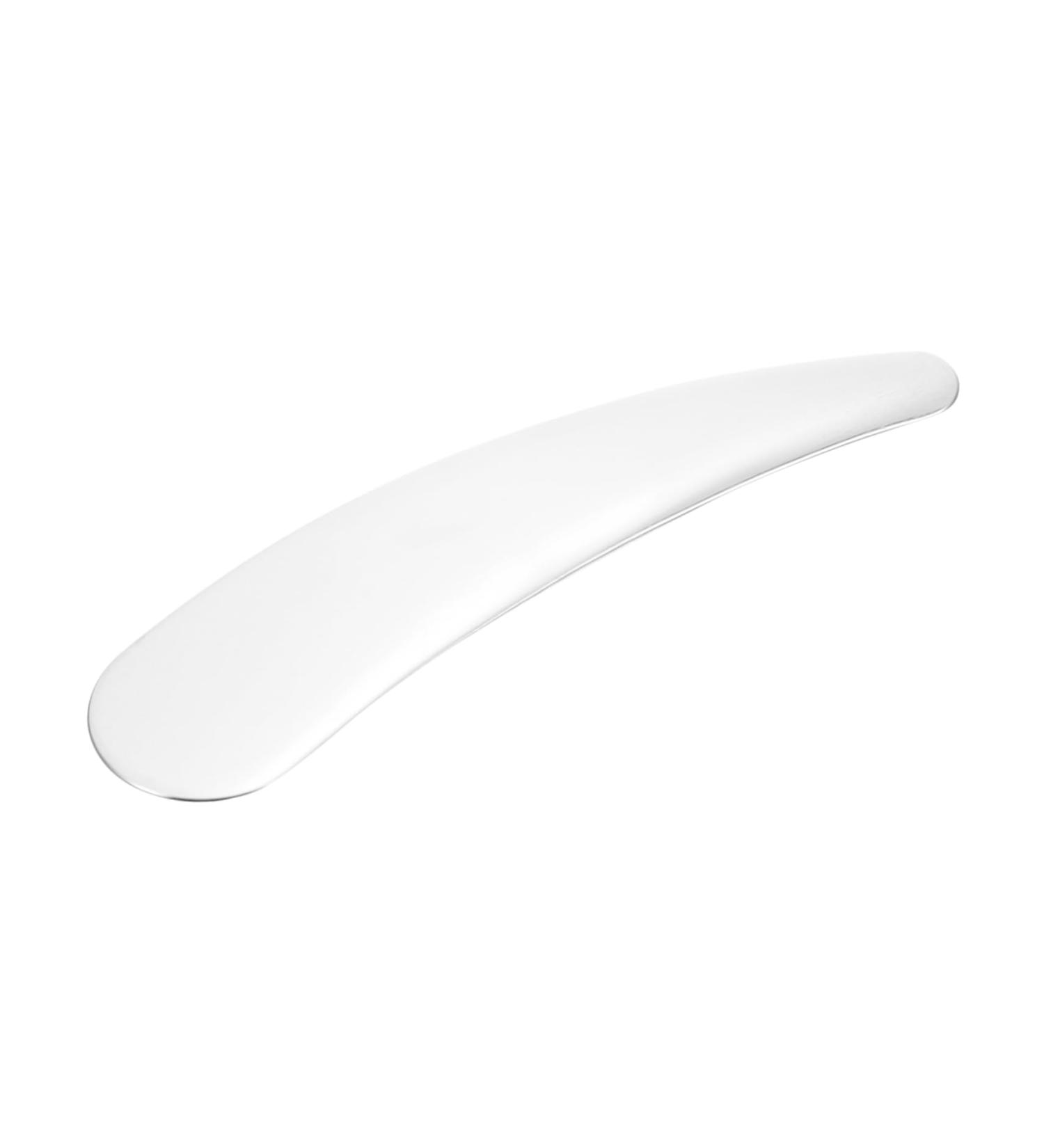 Housoutil Stainless Steel Spoon Beauty Tool for Cream Eye Cream Beauty Spatulas Facial Roller Make up Kit Metal Makeup Spatula Wand Roller Nursing Face Lip Brush Miss 7x2x0.2cm Silver - Buy Online on GoSupps.com