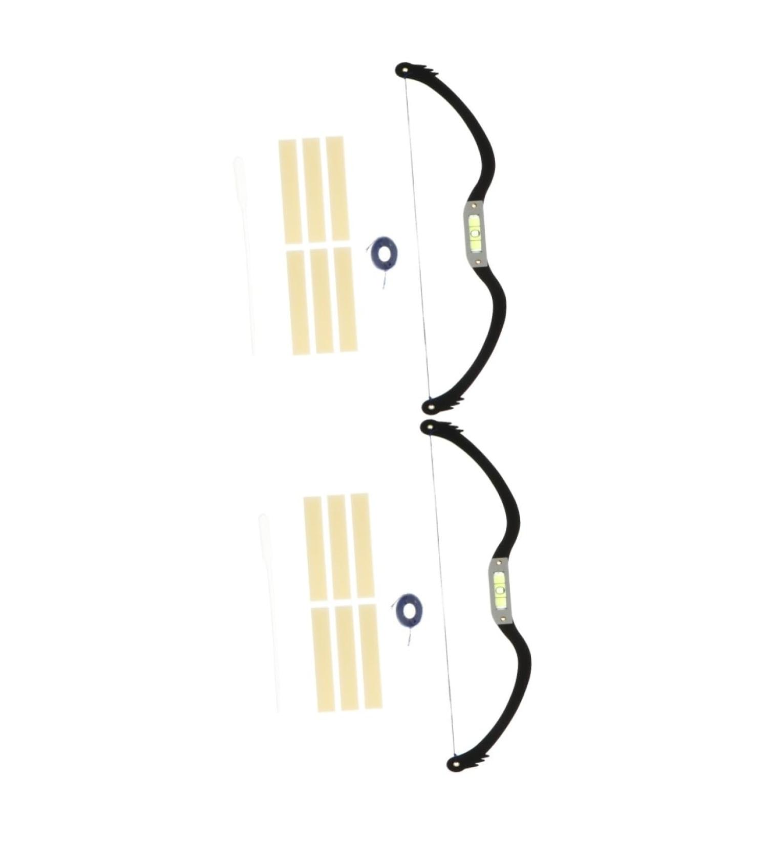 Beavorty 2pcs bow eyebrow ruler metal dies microblading caliper eyebrow measurement tool drawing tool make up - Buy Online on GoSupps.com