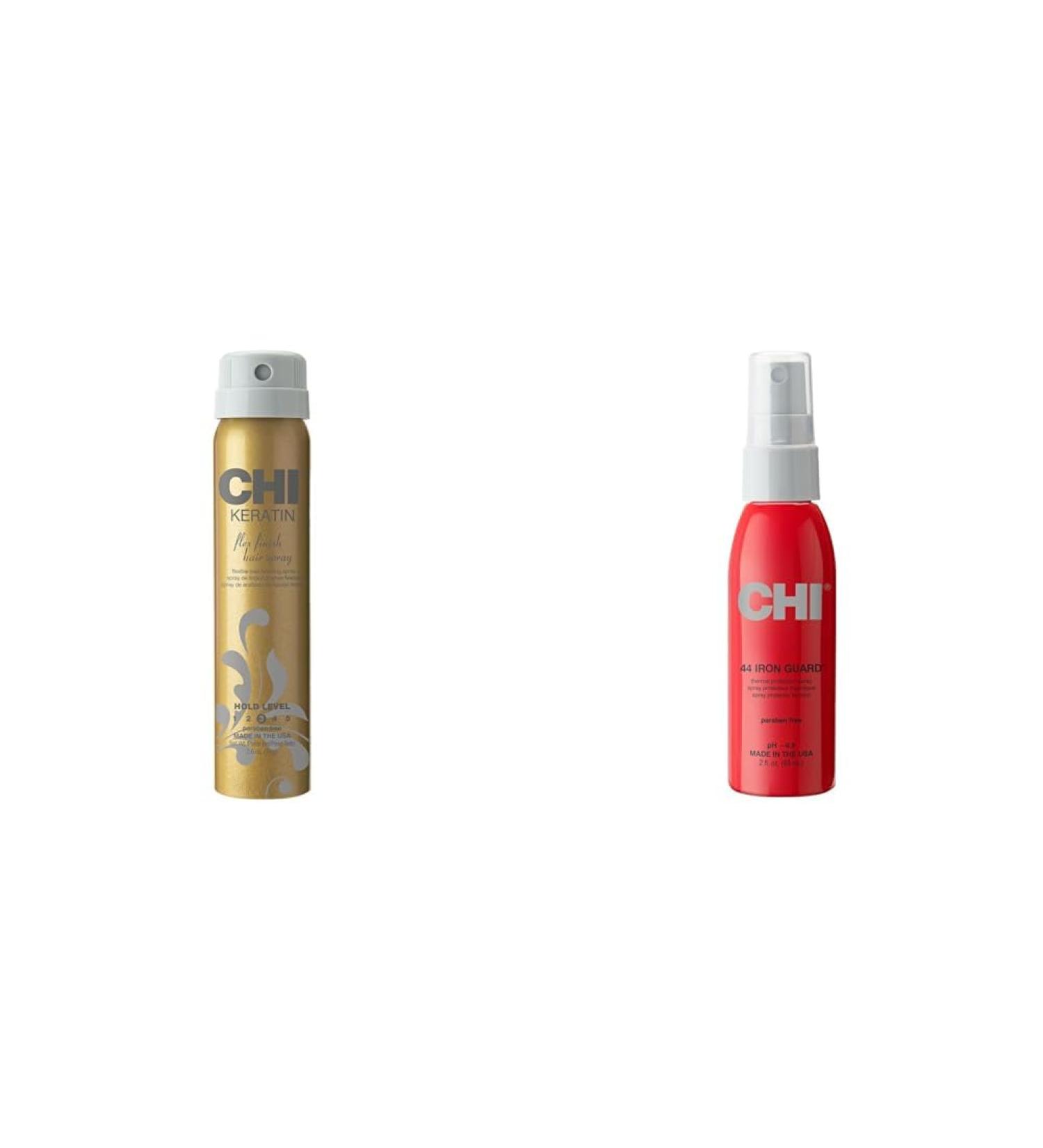 CHI Keratin Hair Spray & Iron Guard Thermal Spray Bundle - Buy Online on GoSupps.com