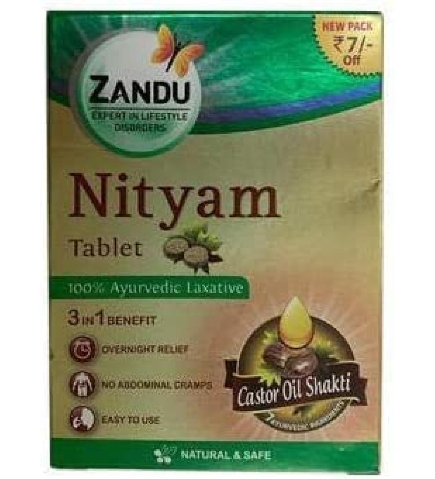 CROW Zandu Nityam Ayurvedic Vati 10 Tablets