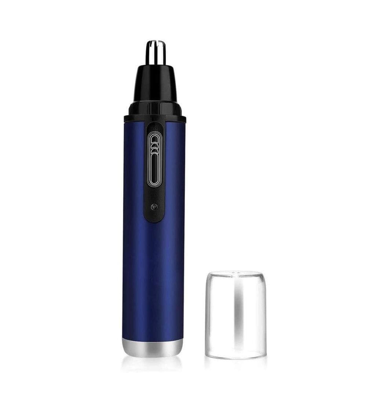 Buy USB Rechargeable Ear & Nose Hair Trimmer for Men & Women - Waterproof Double-Edge Stainless Steel Blade - Professional Grooming Tool (Blue - Buy Online on GoSupps.com