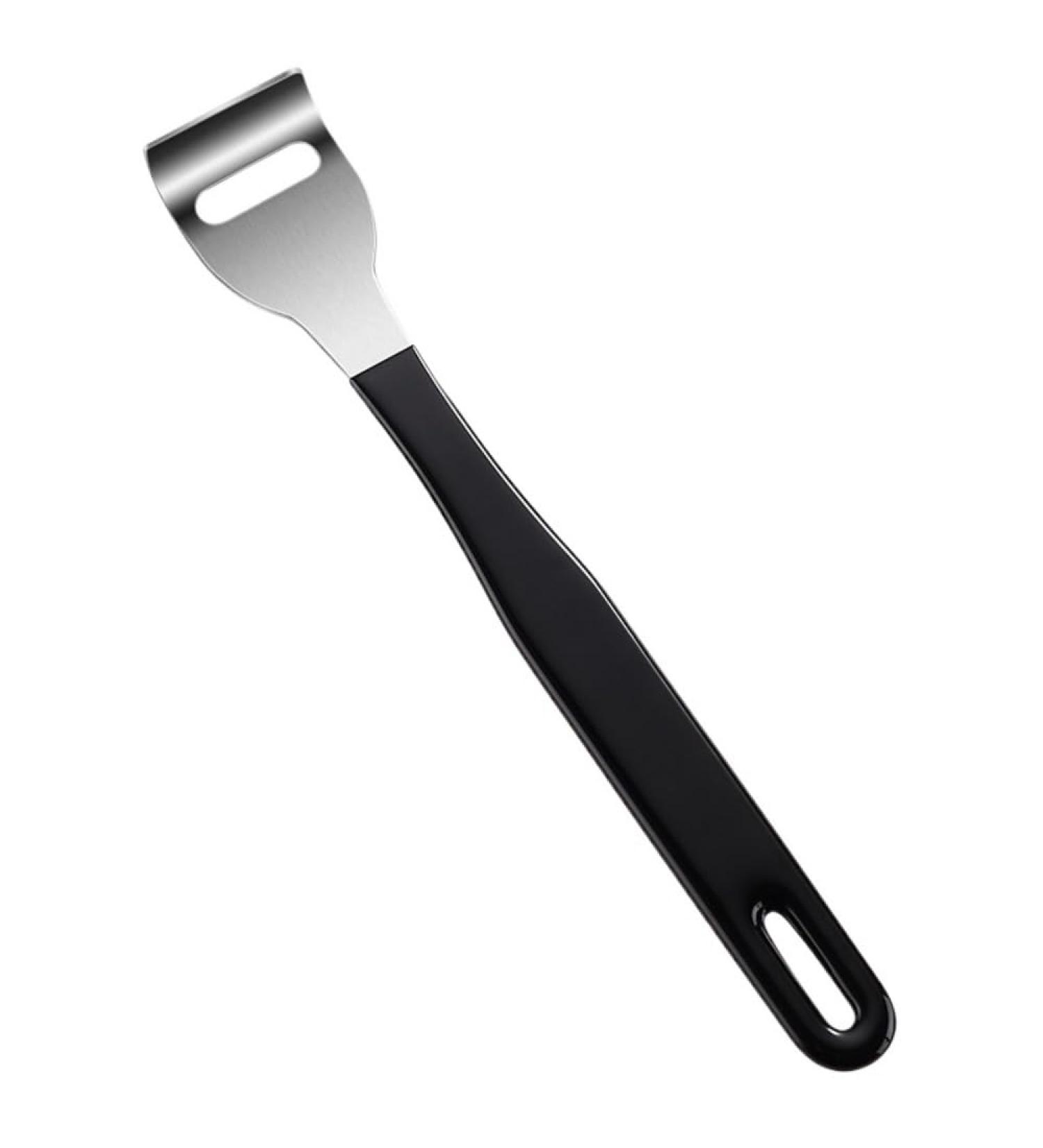 Buy Stainless Steel Tongue Scraper - Fight Bad Breath & Enhance Oral Care | Travel Essentials for Fresh Breath (Black - Buy Online on GoSupps.com