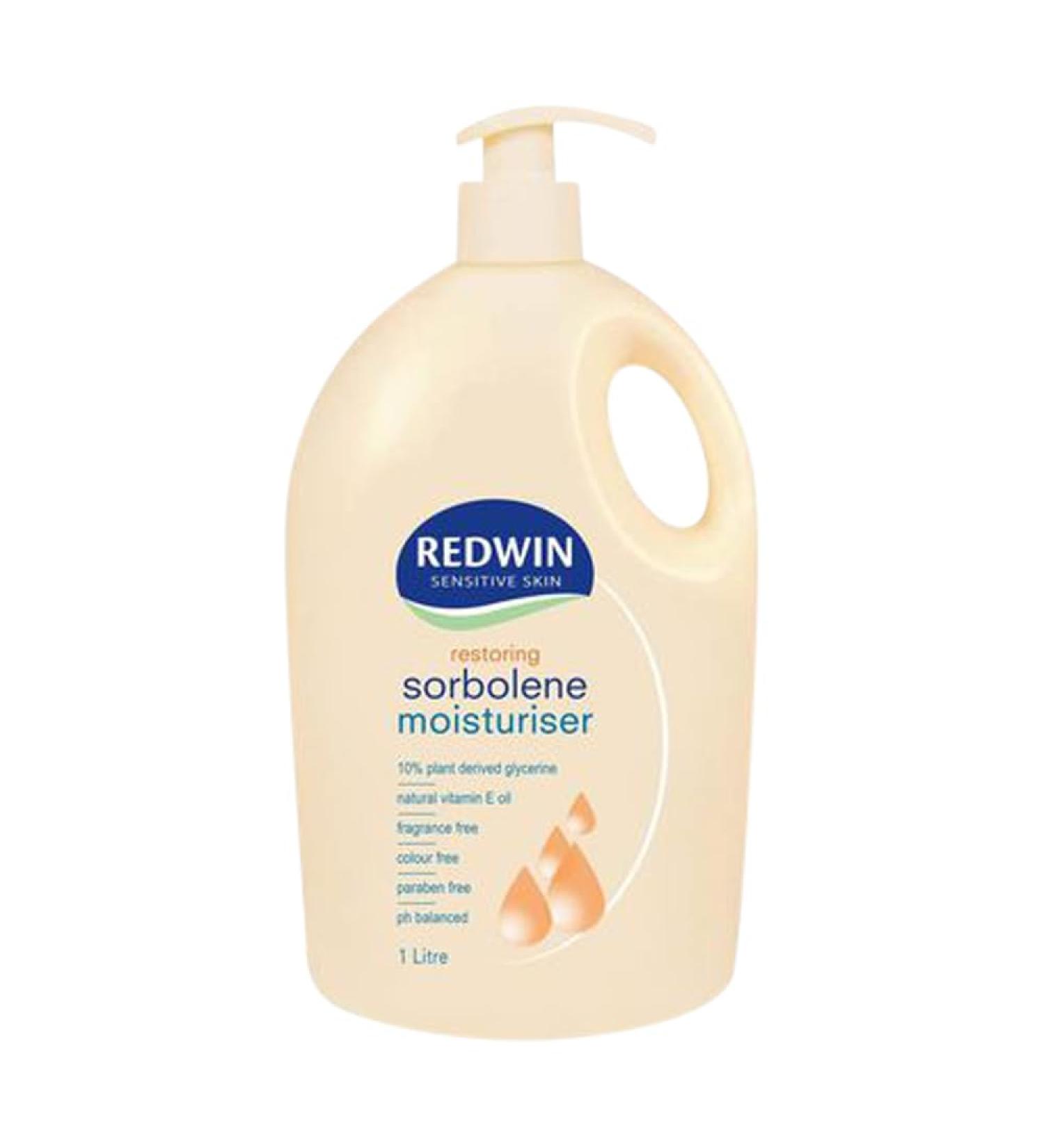 Redwin Sorbolene Moisturiser with Vitamin E Litre 1 Body Lotion import from Australia