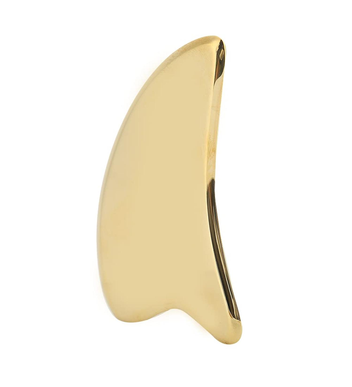 Verdant Touch Brass Gua Sha Tool - Neck Scraping Board for Muscle Pain Relief & Acupoint Massage - Buy Online on GoSupps.com