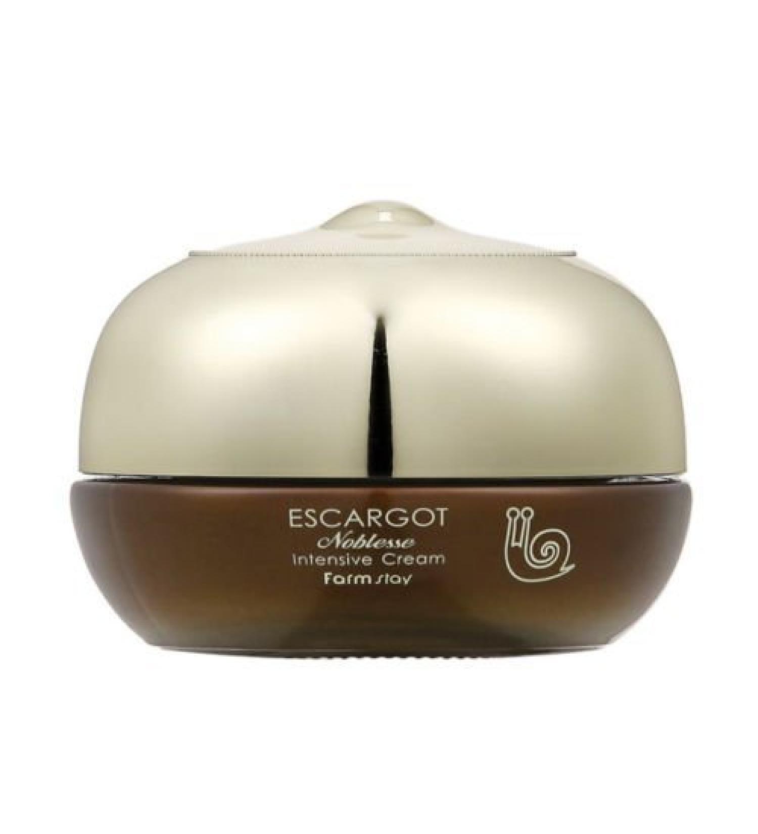Farmstay - Escargot Noblesse Intensive Cream for men and woman with Snail Secretion Extract and Aloe Vera - Skin Damage and Skin Trouble Care - Facial Care