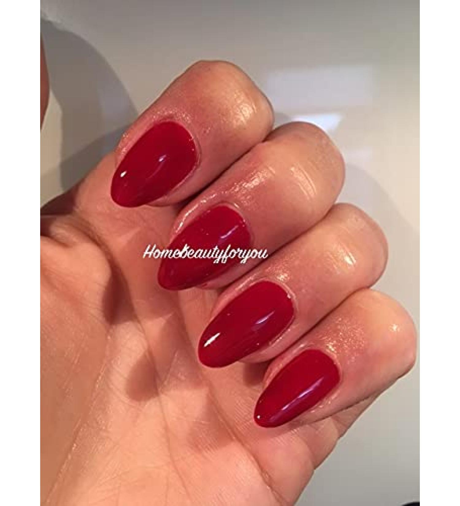 Bluesky A80 Red Sky Crimson Deep Berry Red Nail Gel Polish UV LED Soak Off 10ml - Buy Online on GoSupps.com