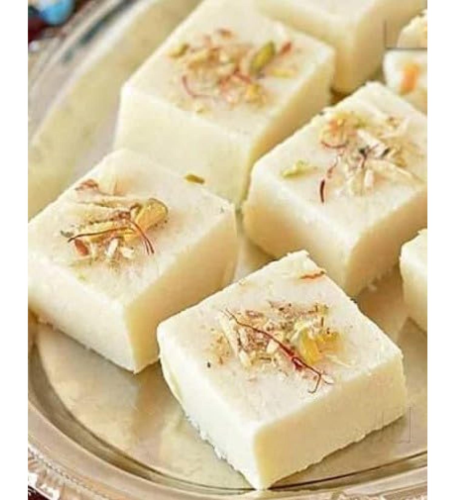 Rakhi Diwali Special (White Barfi 400g) Mithai Gift Hamper for Brother Sister Delicious Indian Traditional Sweets Best Gift For All Occasions Tasty Treat For Family & Friends Sold By Kidzbuzz - Buy Online on GoSupps.com
