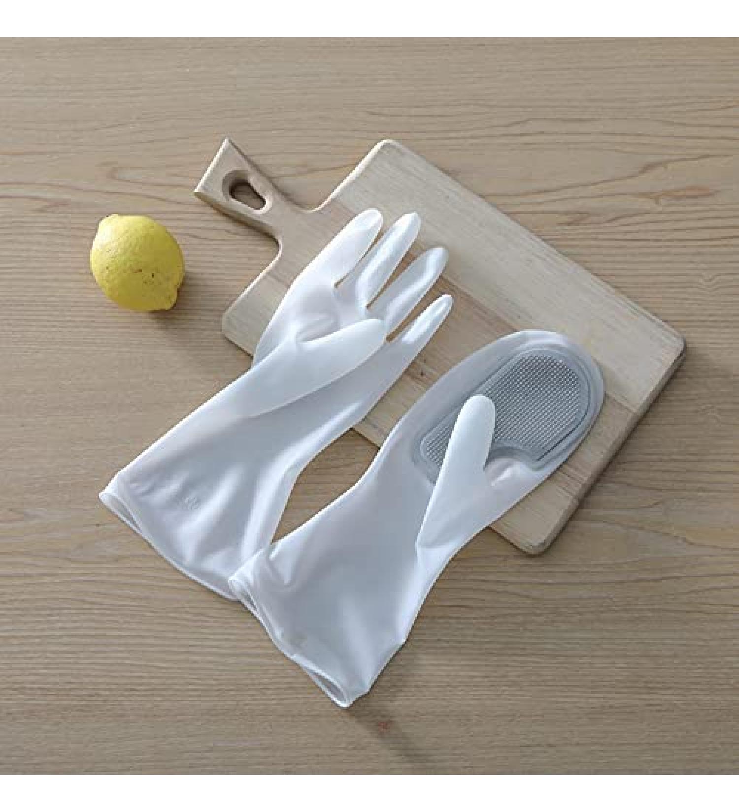 XMYINGWEI Silicone Dish Washing Gloves - Rubber Peeling Kitchen Cleaning Tools for Home Use - Buy Online on GoSupps.com