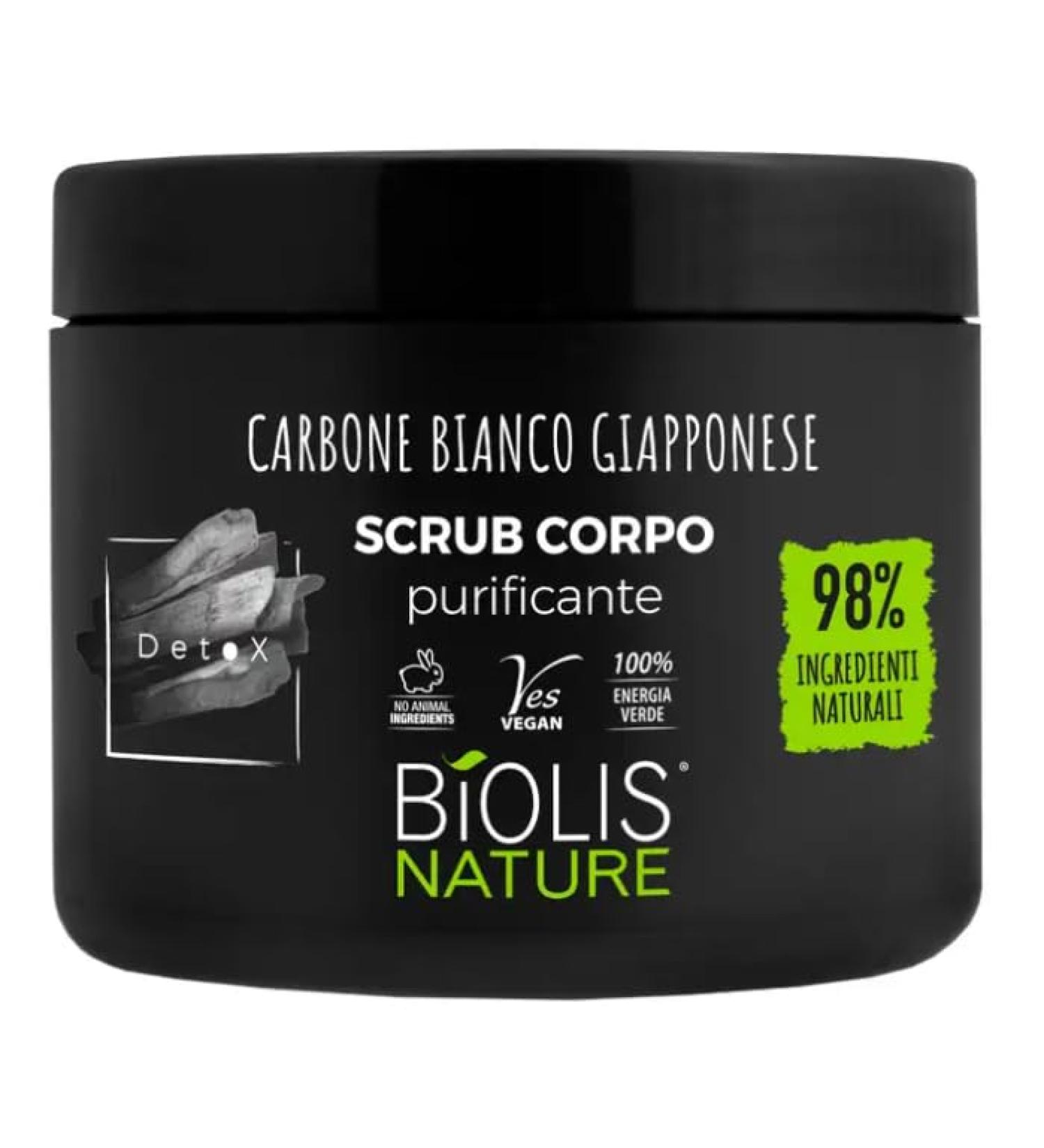 Biolis Purifying Body Scrub with Japanese White Charcoal 730g - Buy Online on GoSupps.com