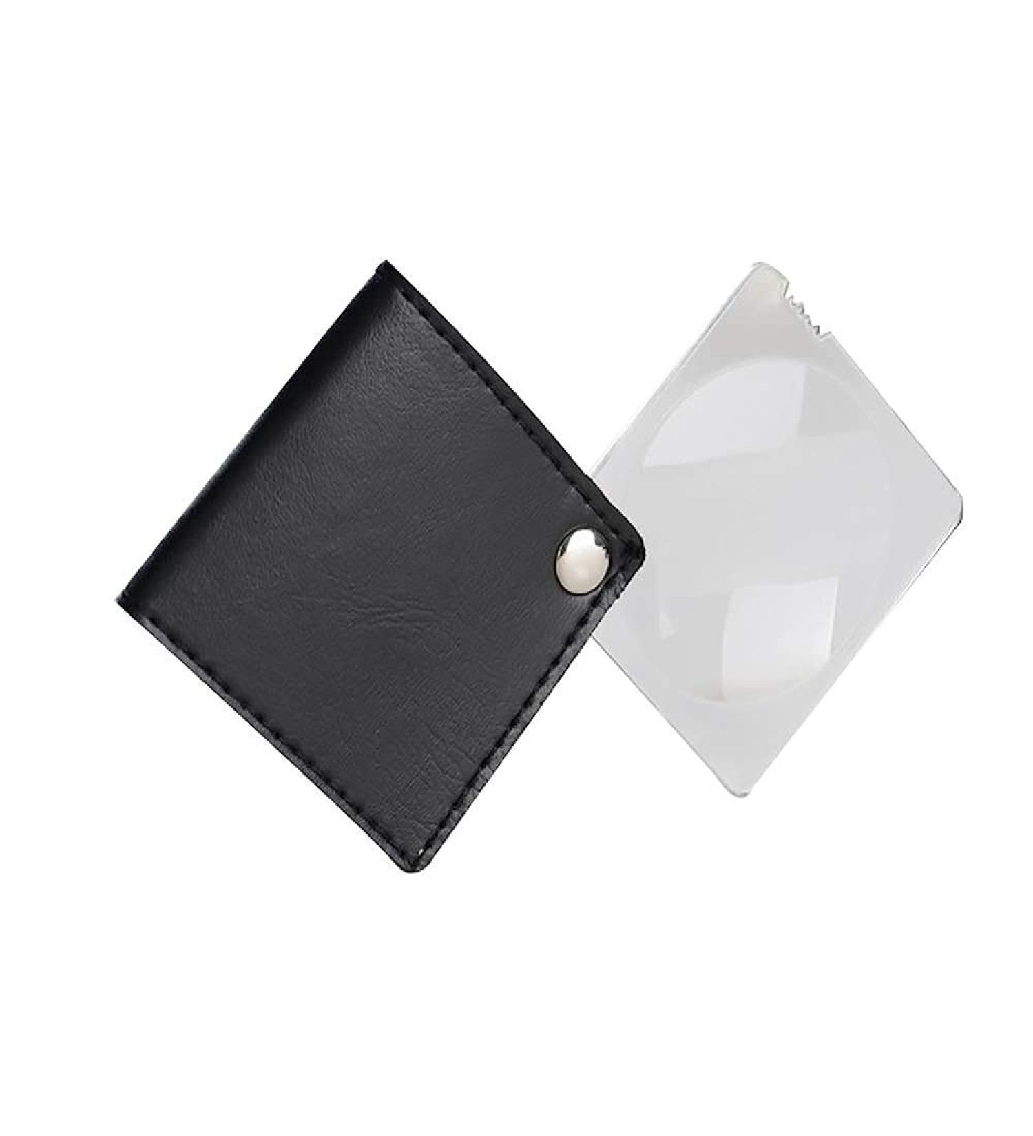 Magnifying Glass Foldable Hand Held Classic Magnifier Quality Reading Aids Glasses for Partially Sighted or Anymagnifier/Black Comfortable Anniversary - Buy Online on GoSupps.com