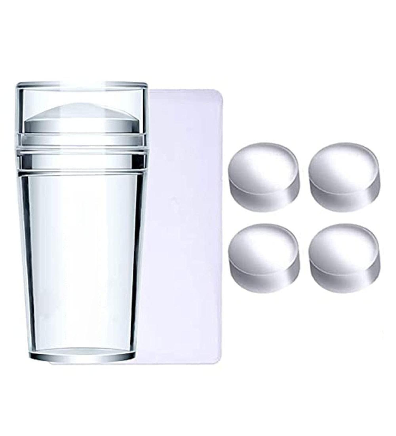 Luvadeyo Nail Stamping Set - 1 Piece Nail Stamp & Scraper for 100+ Uses | Perfect for French Manicure & DIY Nail Art - Buy Online on GoSupps.com