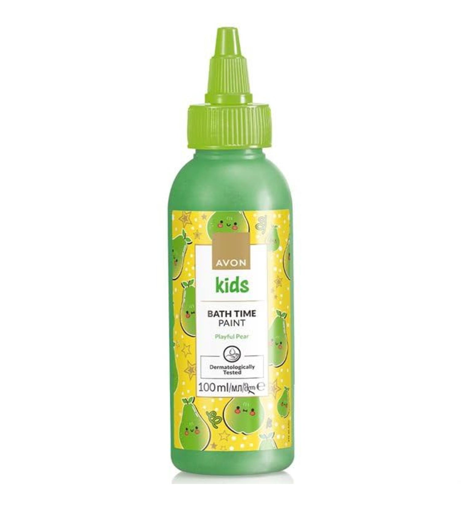 Avon Kids Playful Pear Green Bathtime Paint 100ml - Buy Online on GoSupps.com