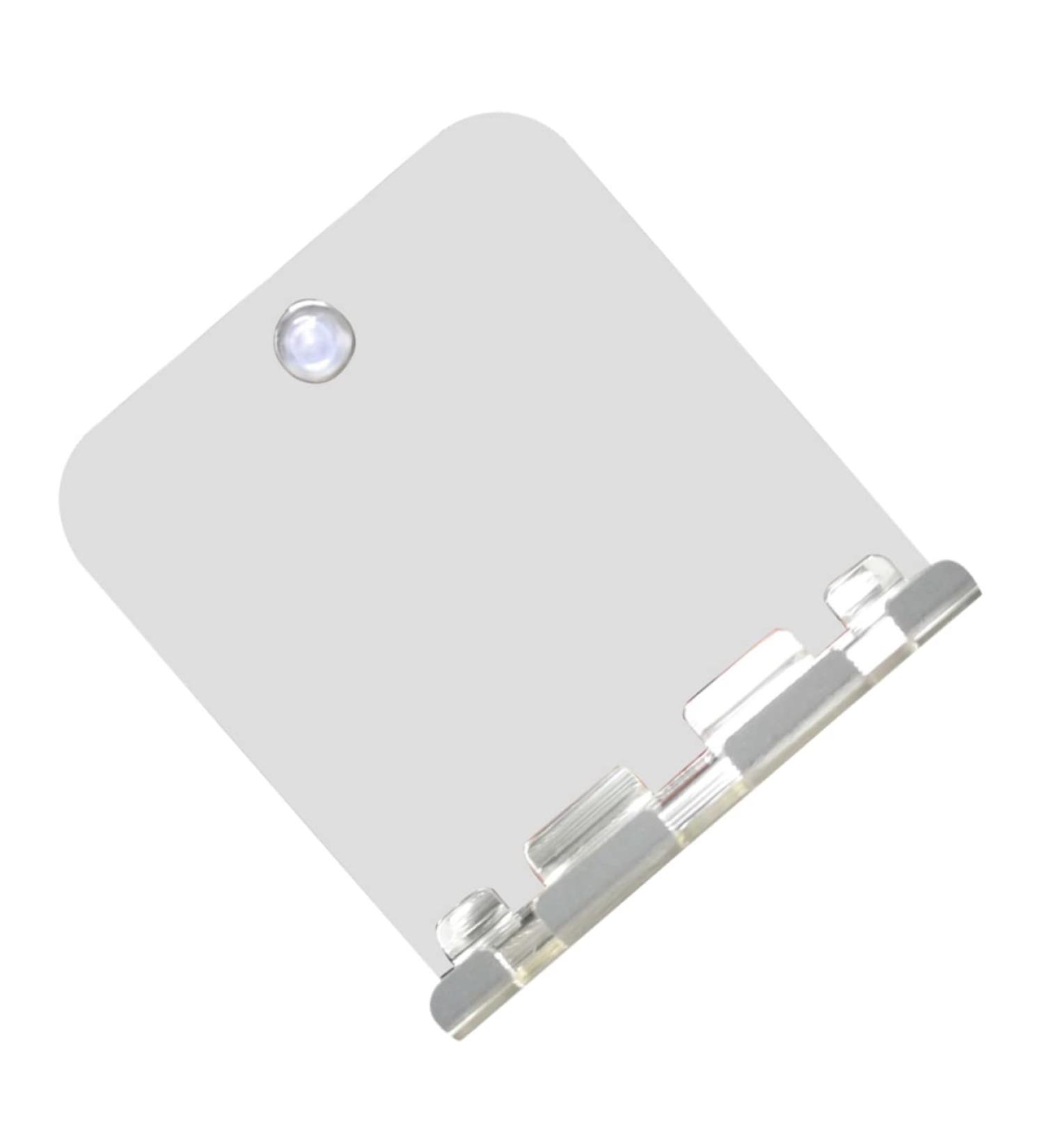 Minkissy Anti-Drop Cosmetic Mirror - Fogless Shower & Makeup Wall Mirror 13.8x13cm Decorative Acrylic Travel Mirror for Shaving & Makeup - Buy Online on GoSupps.com