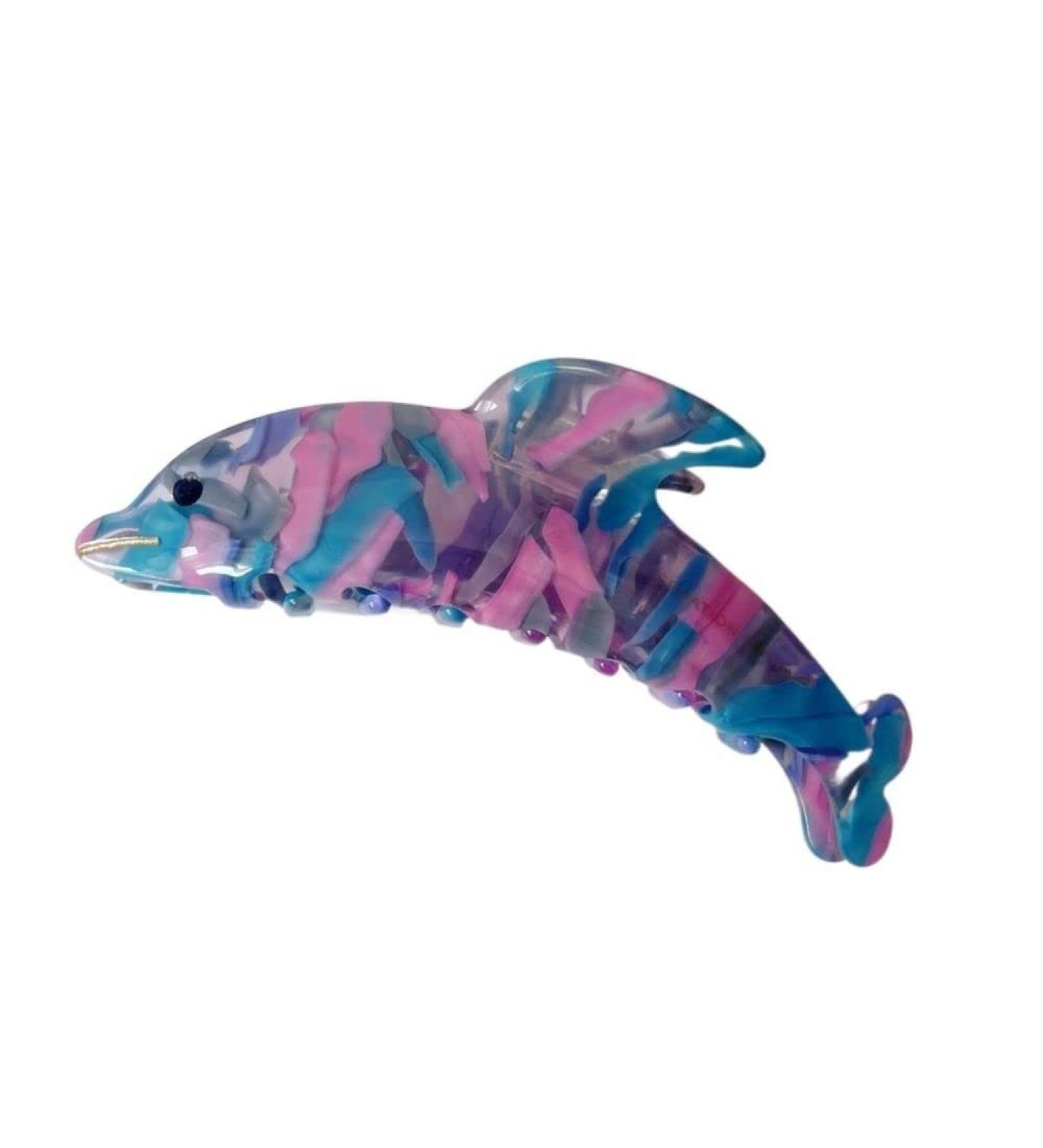 Dolphin & Shark Hair Claw Clips Set - Acetic Acid Hair Accessories for Girls & Women - Buy Online on GoSupps.com