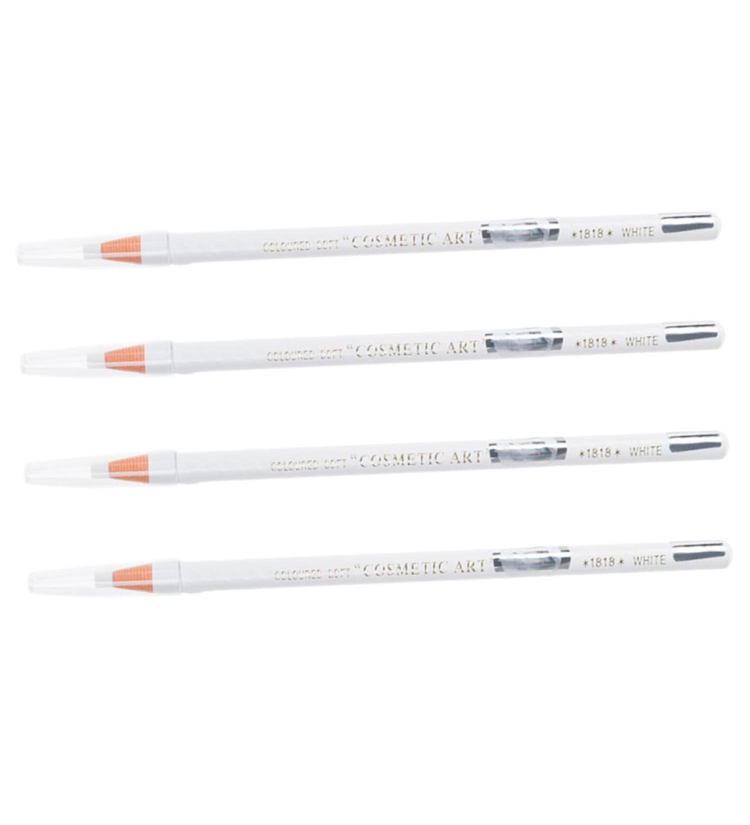 minkissy Natural in 4 White Eyebrow Pencils Sweatproof and Easy to Tilt for Women - Buy Online on GoSupps.com