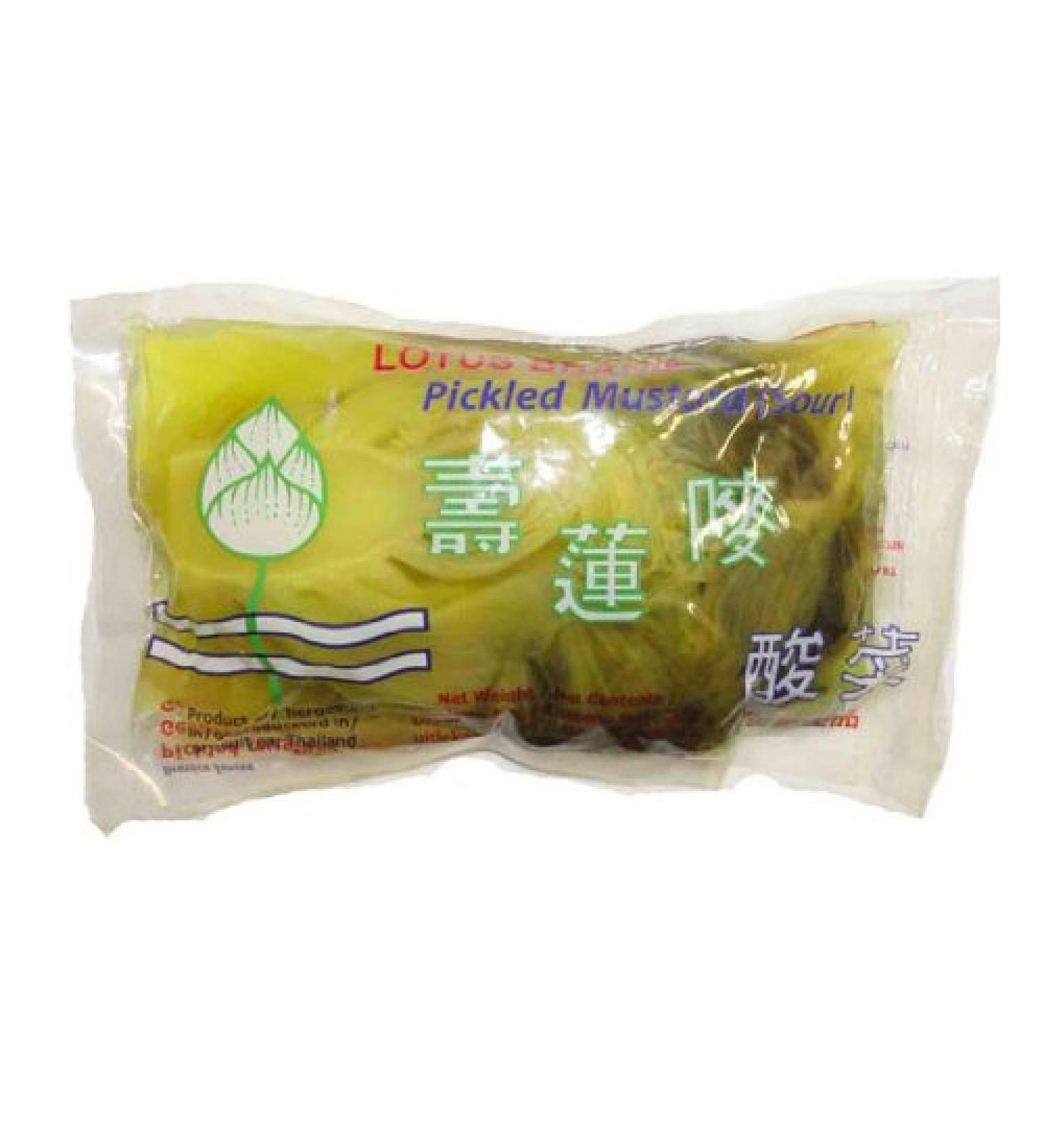 Lotus salted brown mustard cabbage pickled 250g