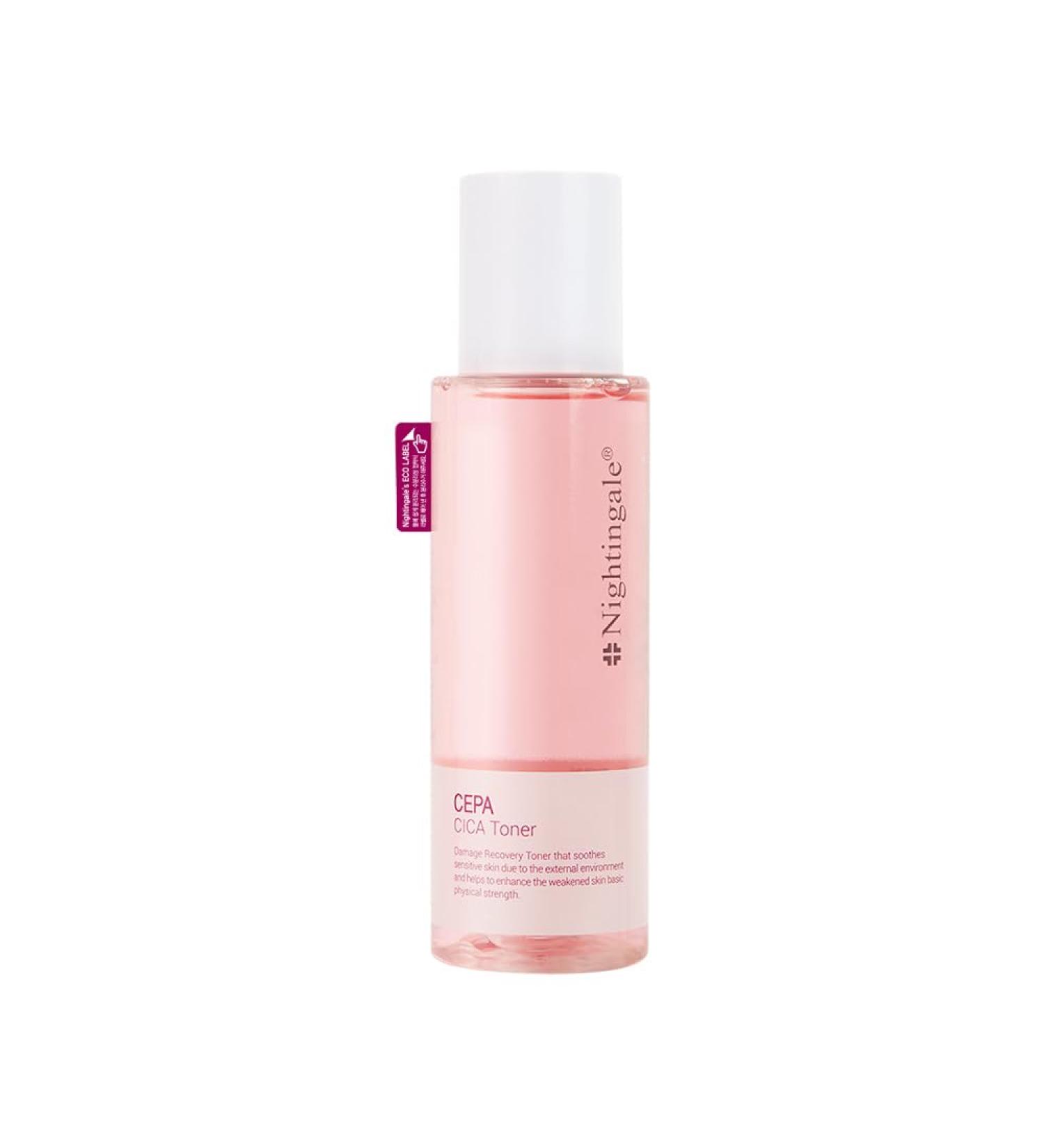 Nightingale CEPACICA Toner for Damaged Sensitive Skin - Hypoallergenic Vegan Korean Facial Toner Alcohol & Fragrance Free Skin Barrier Repair with Centella - Buy Online on GoSupps.com
