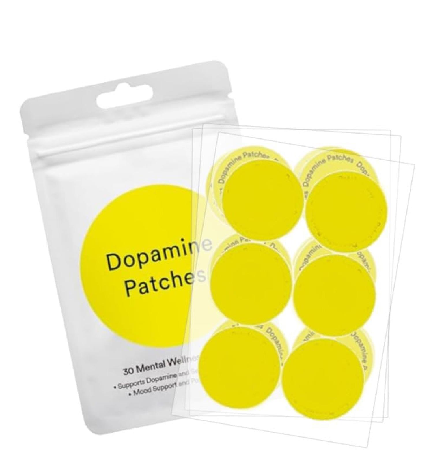 CHIC FASHION Natural Dopamine Support Patches Vegan Mood Wellness Formula with Mucuna Pruriens 5HTP for Daily Mental Balance 30 CountAdult Sex Toys for Women