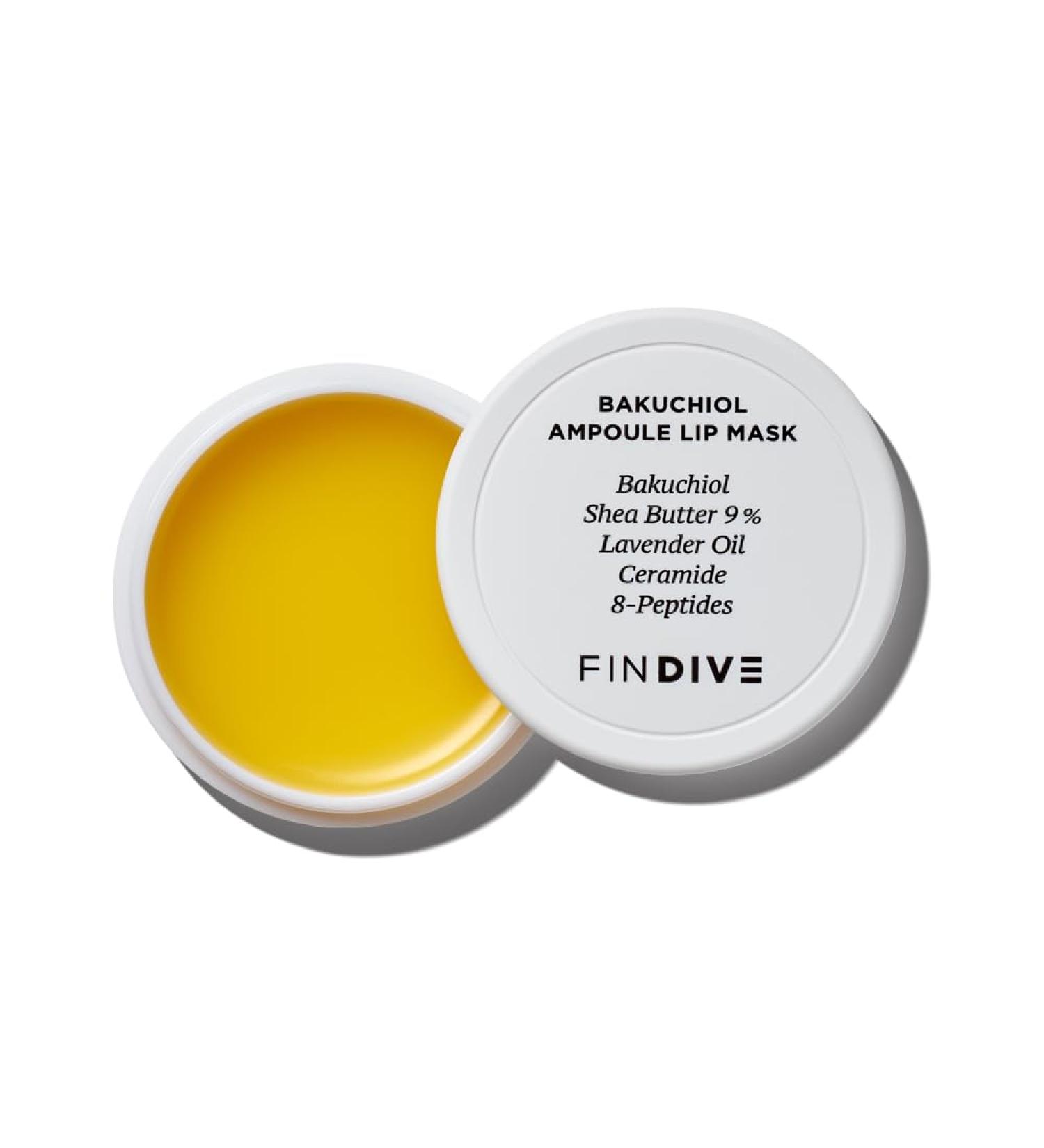 Bakuchiol Ampoule Lip Mask | FINDIVE OFFICIAL | Plant-Based Retinal Alternative 8g - Hydrate & Rejuvenate Your Lips - Buy Online on GoSupps.com
