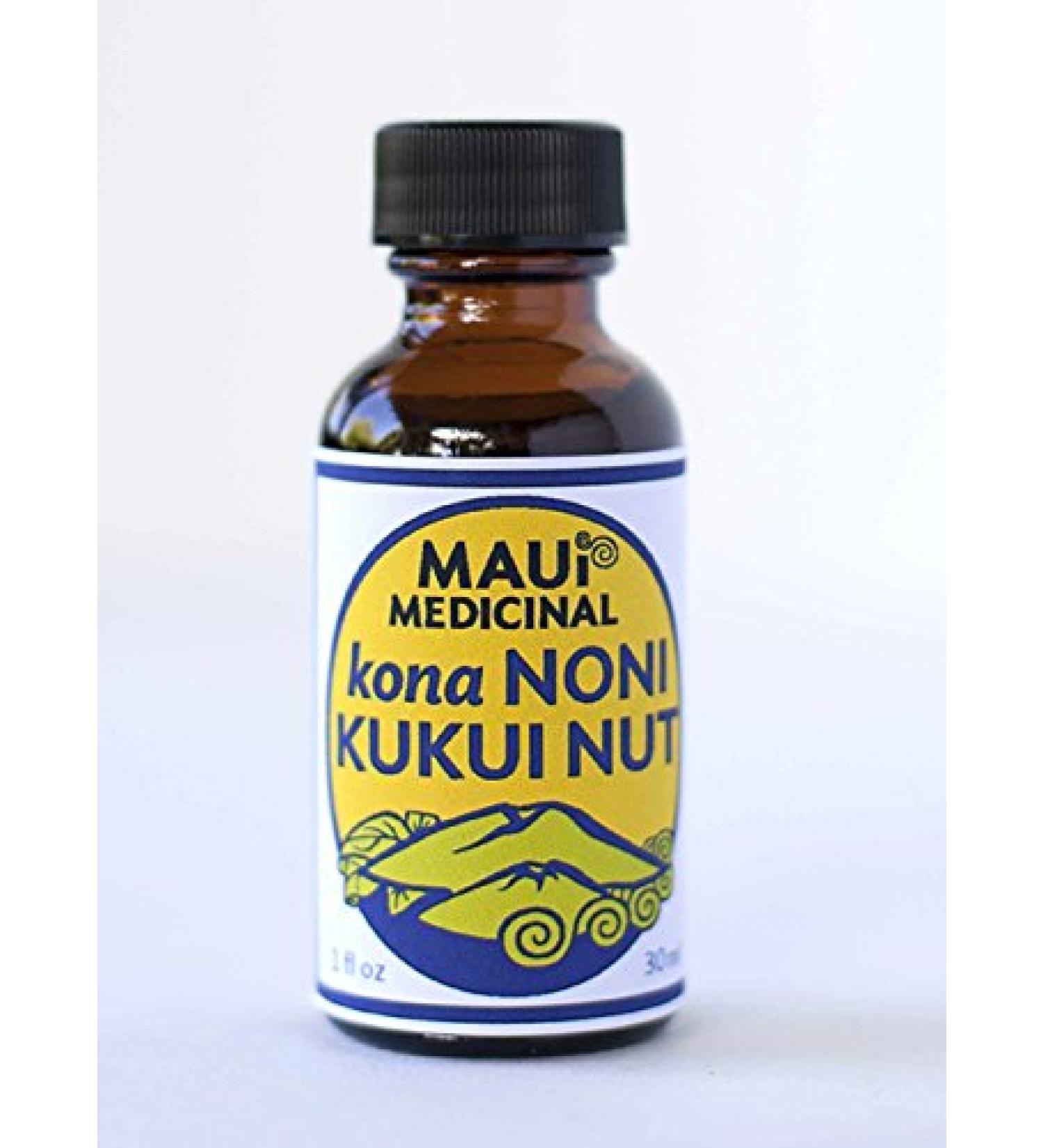 Maui Medicinal Herbs Noni Leaf/Kukui Nut Oil 1oz - Buy Online on GoSupps.com
