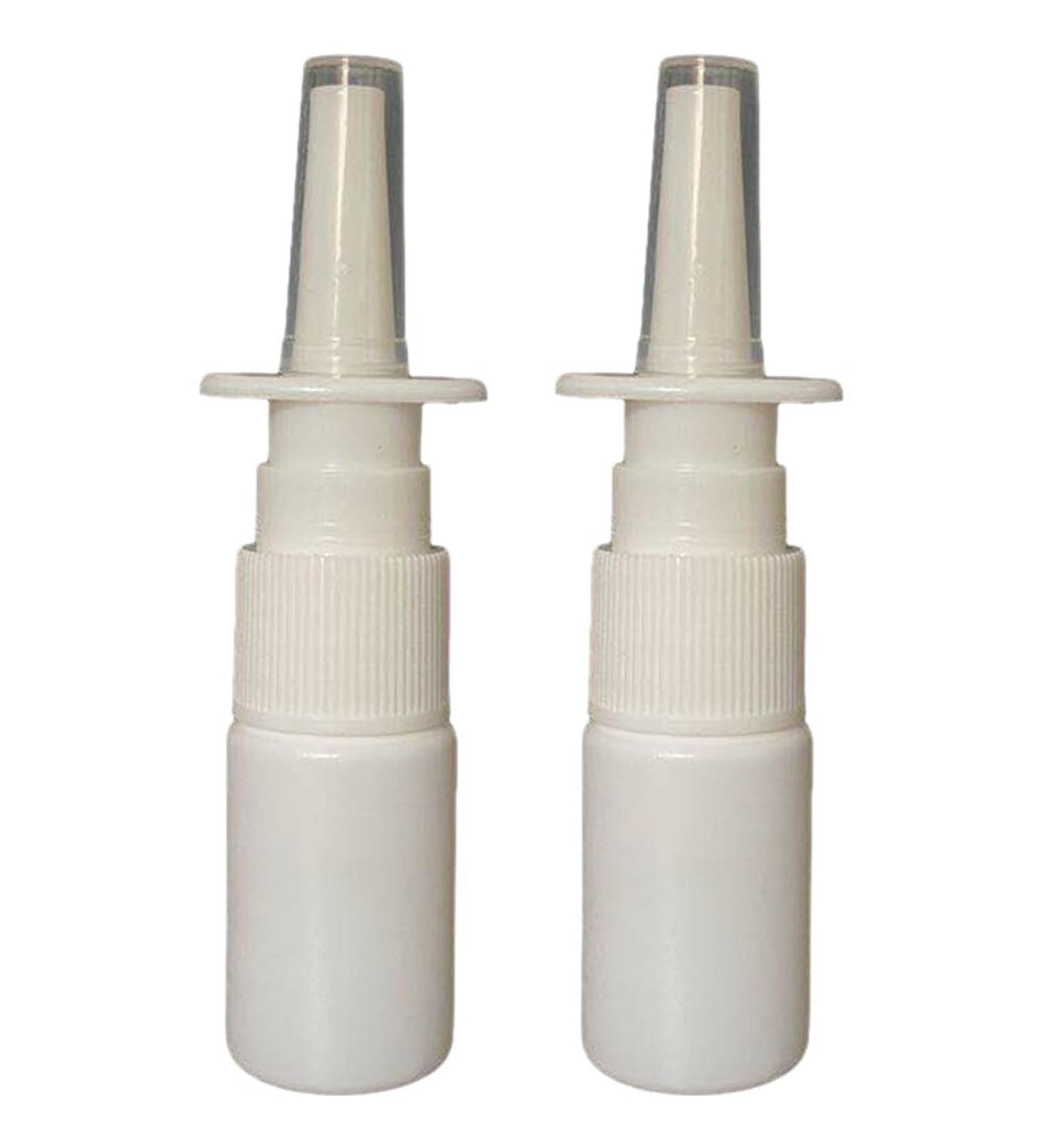 Buy Bontannd 10ml White Empty Plastic Nose Spray Bottles - Refillable Pump for Medical Use | International Shipping - Buy Online on GoSupps.com