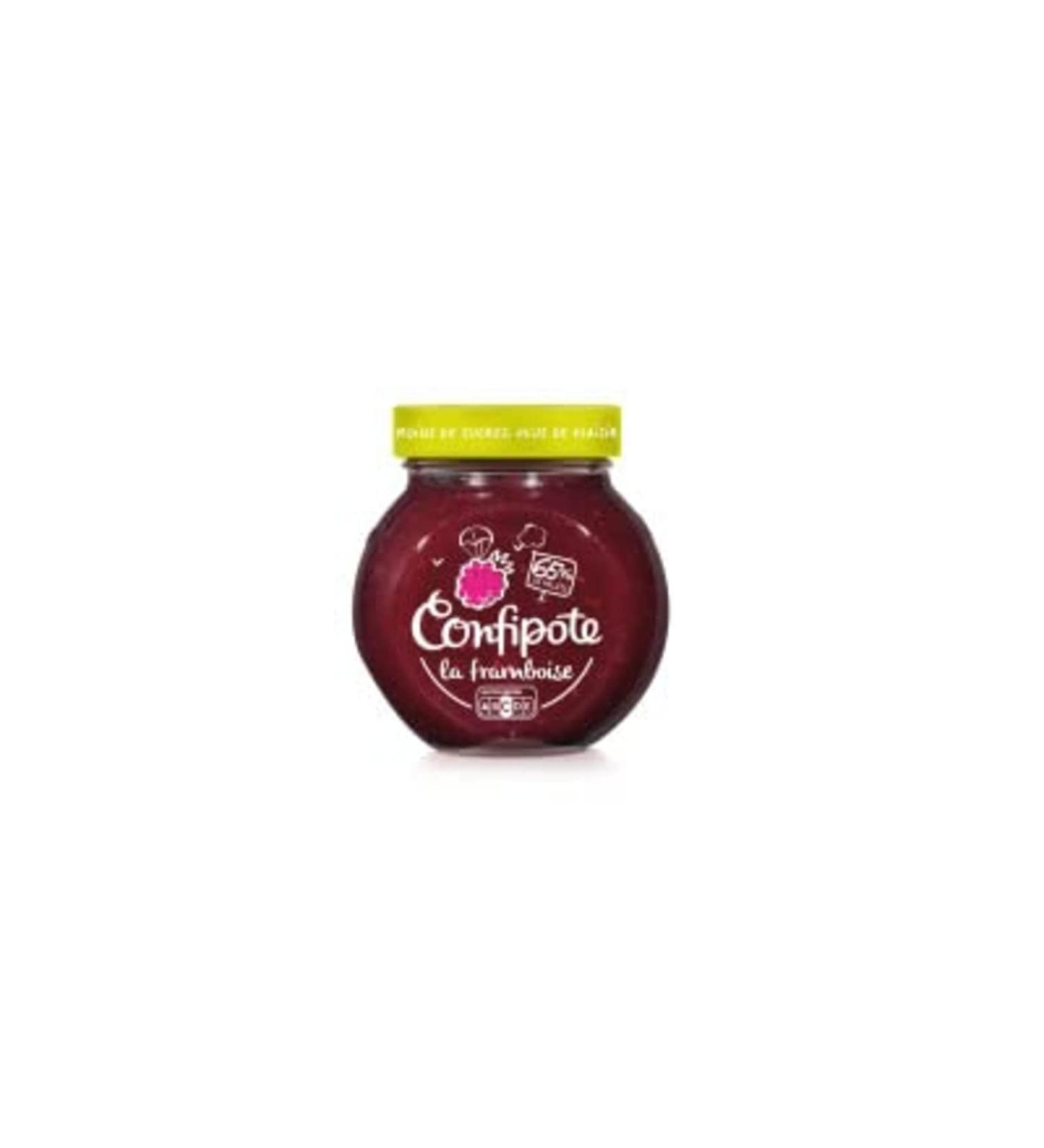 Materne Raspberry jam 65% fruit, light in sugars - The 350g jar
