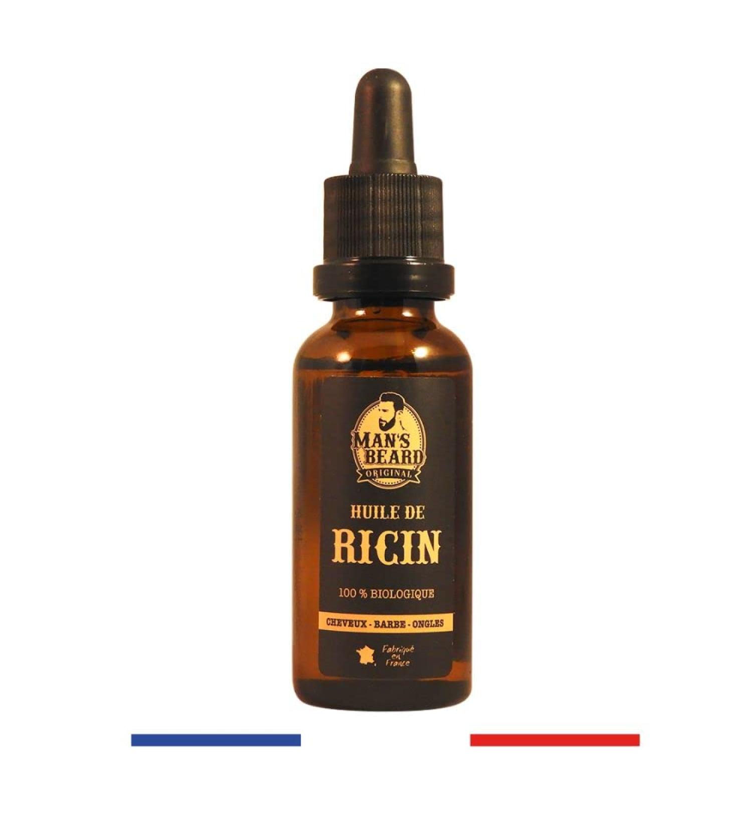 100% Organic Castor Oil for Men - Pure & Natural Beard Hair & Nail Care | 30ml - Buy Online on GoSupps.com