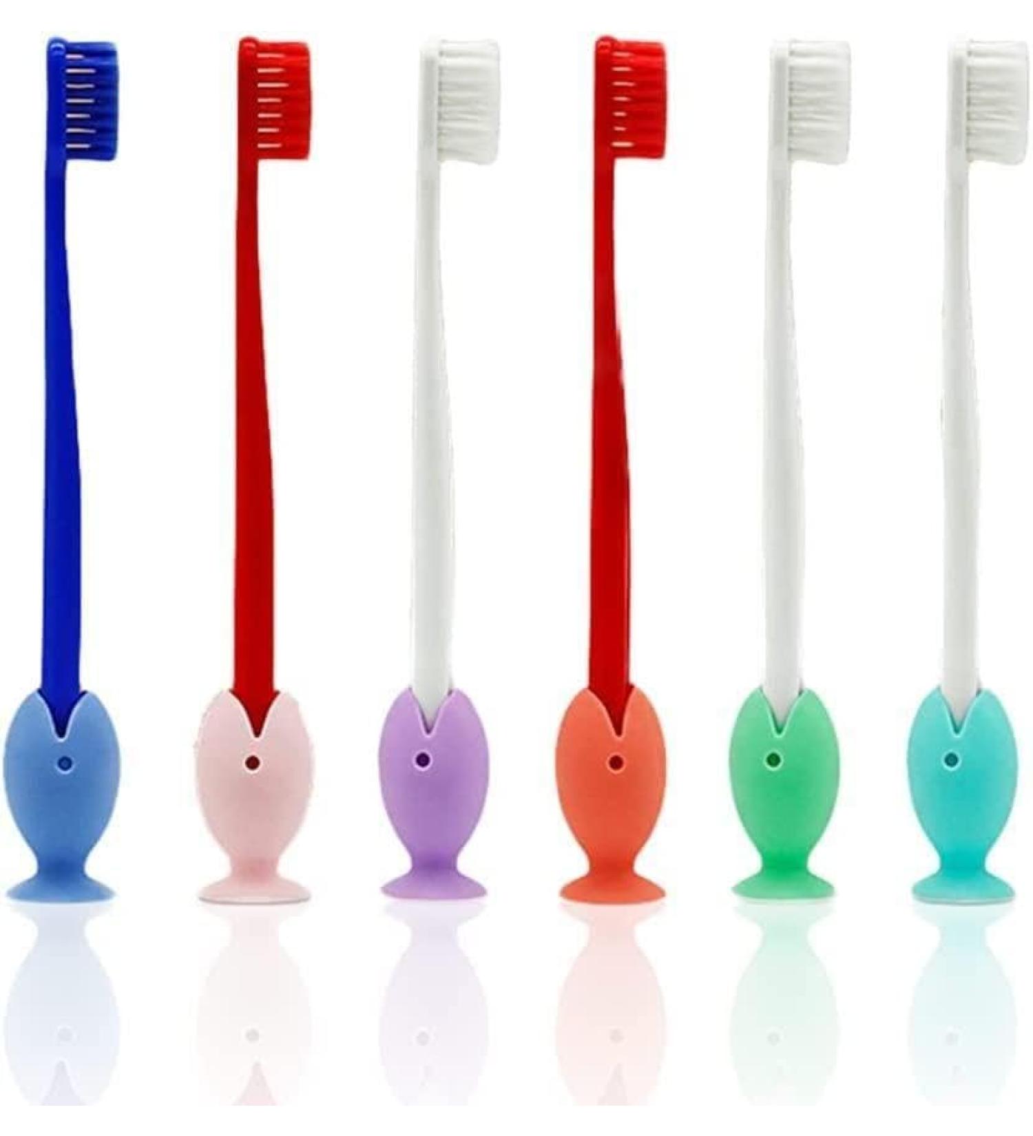 Cute Stand Toothbrush Cover - 2023 Portable Travel Protector Mix-Color Set of 6 for International Shipping - Buy Online on GoSupps.com