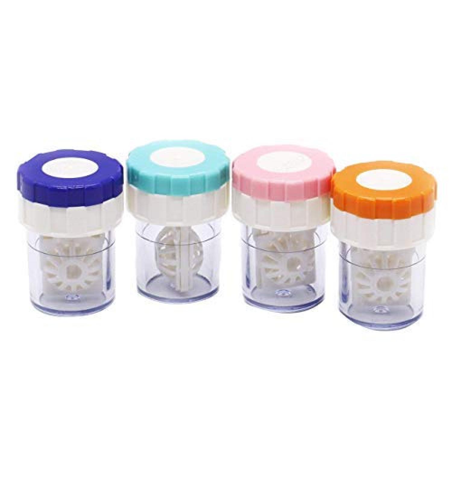 PRINDIY Annual Contact Lens Cleaner & Case Washer - 4-Piece Multicolor Set for Clean & Fresh Contacts | International Shipping Available - Buy Online on GoSupps.com