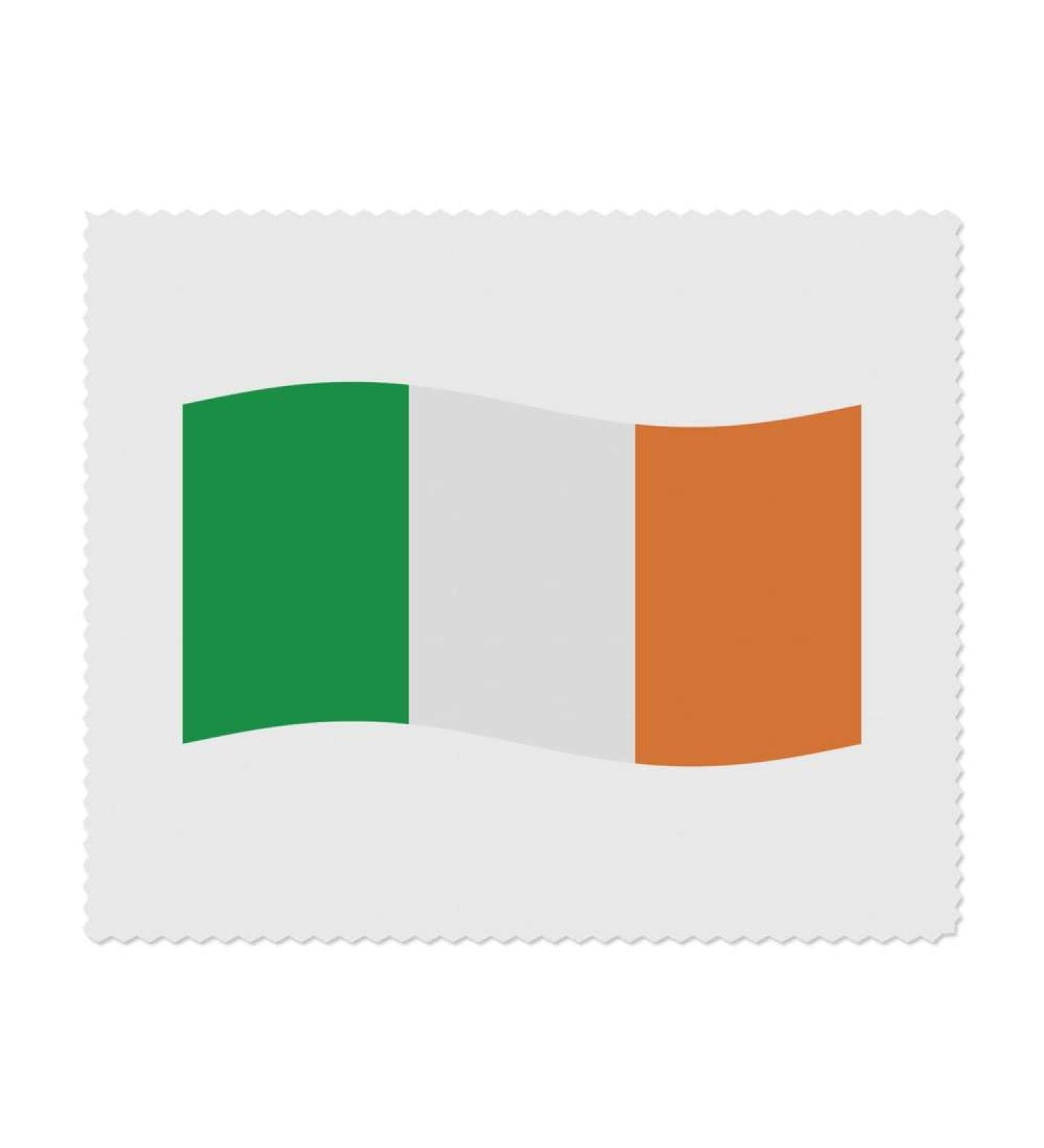 Buy 2 x Waving Irish Flag Microfiber Cleaning Cloths for Glasses | International Shipping Available - Buy Online on GoSupps.com