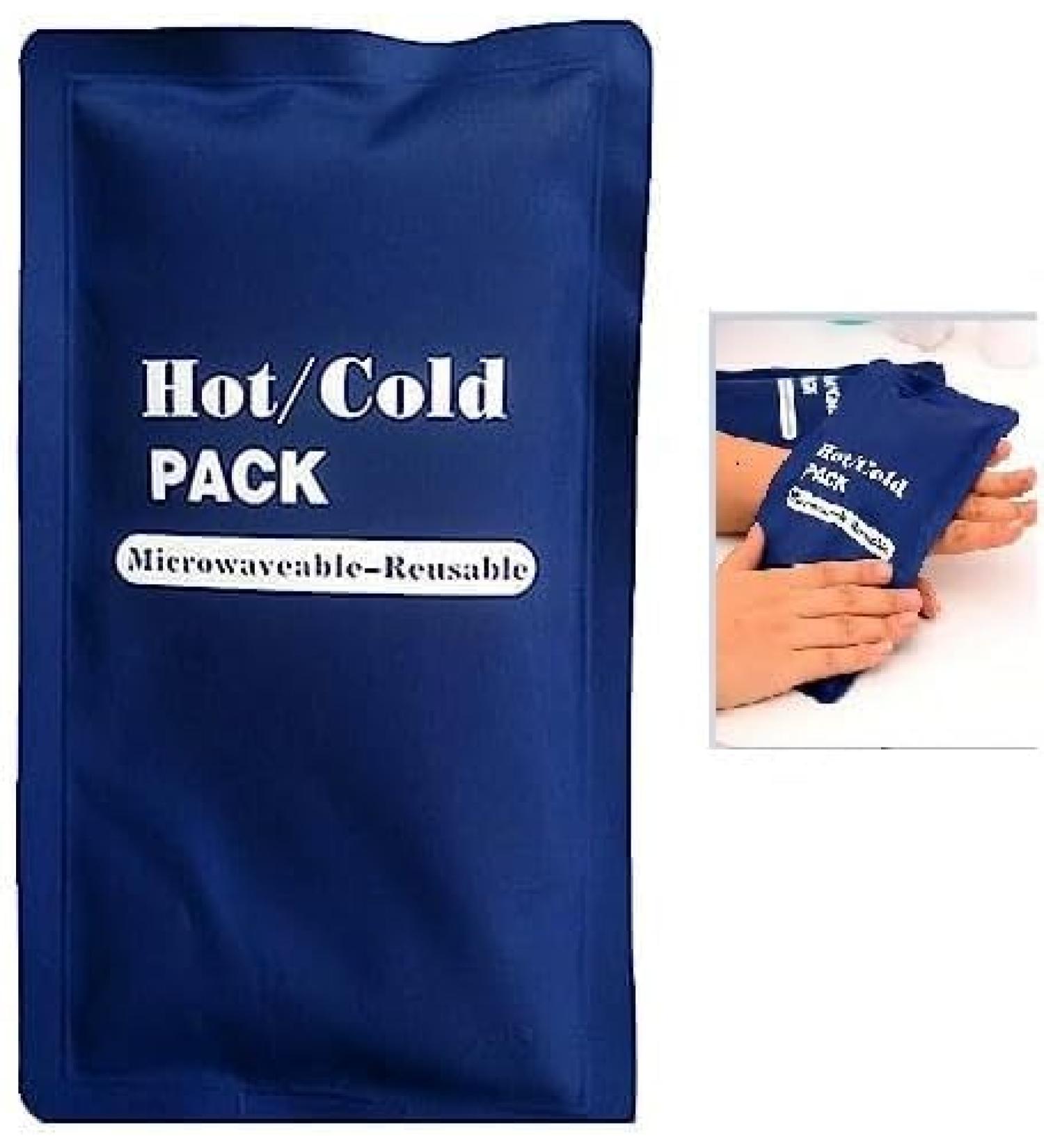 Gel Cooling Pads Set | Large Gel Compress for Heat & Cold Therapy | Shoulder & Knee Pain Relief - Buy Online on GoSupps.com